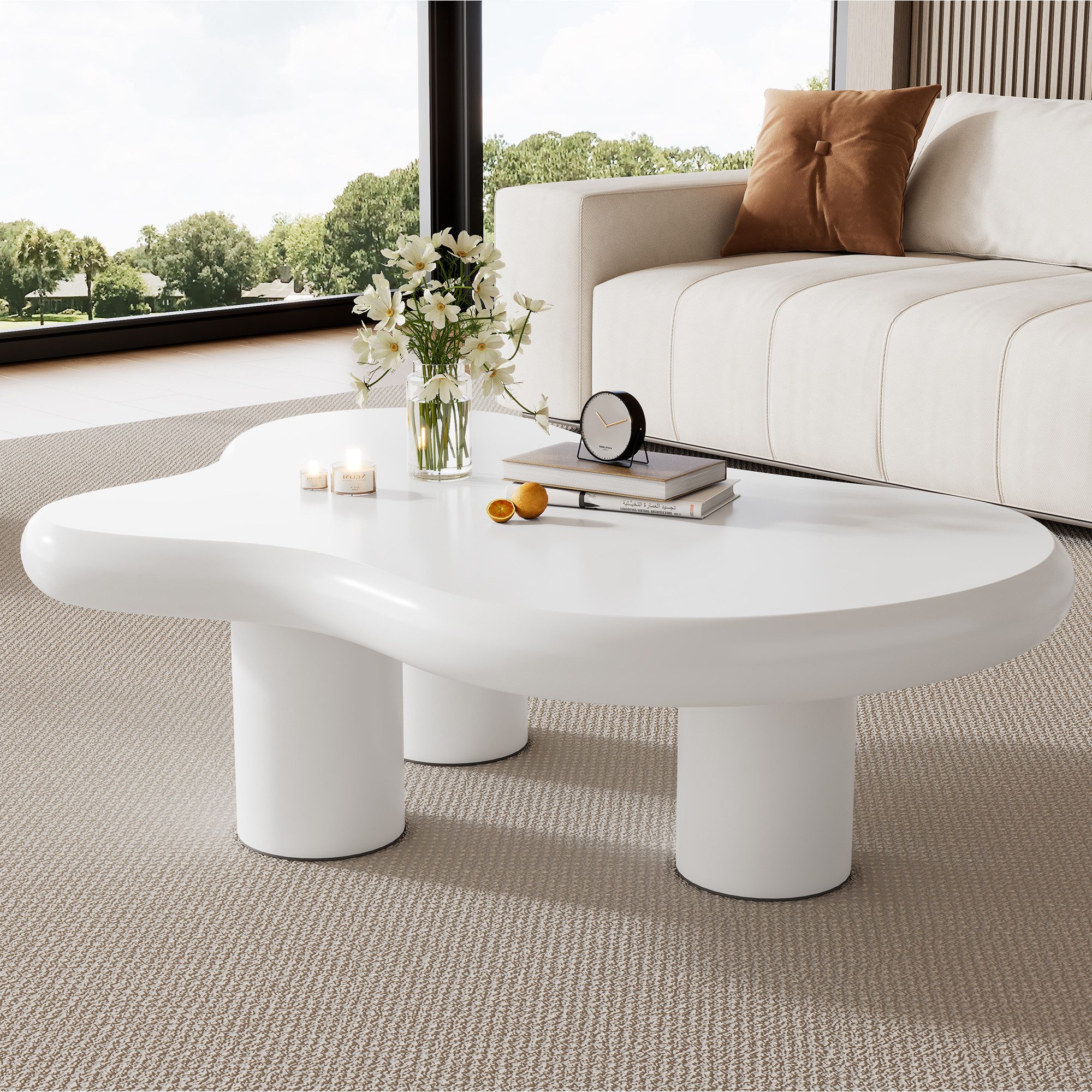 BlingBin Couchtisch Unregelmäßiger Couchtisch in Wolkenform günstig online kaufen