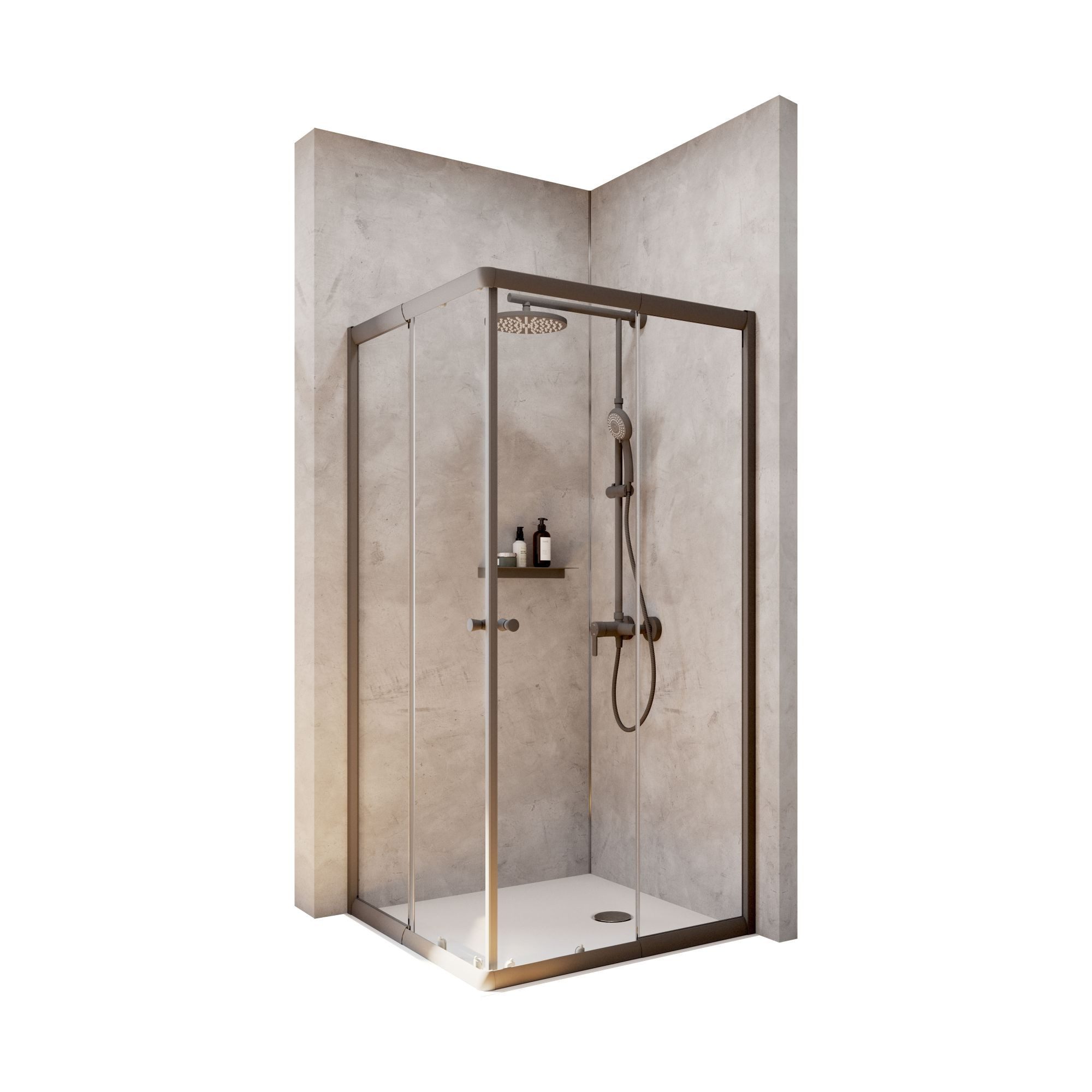 Schulte Eckdusche Sunny, variabler Verstellbereich 75x75 günstig online kaufen