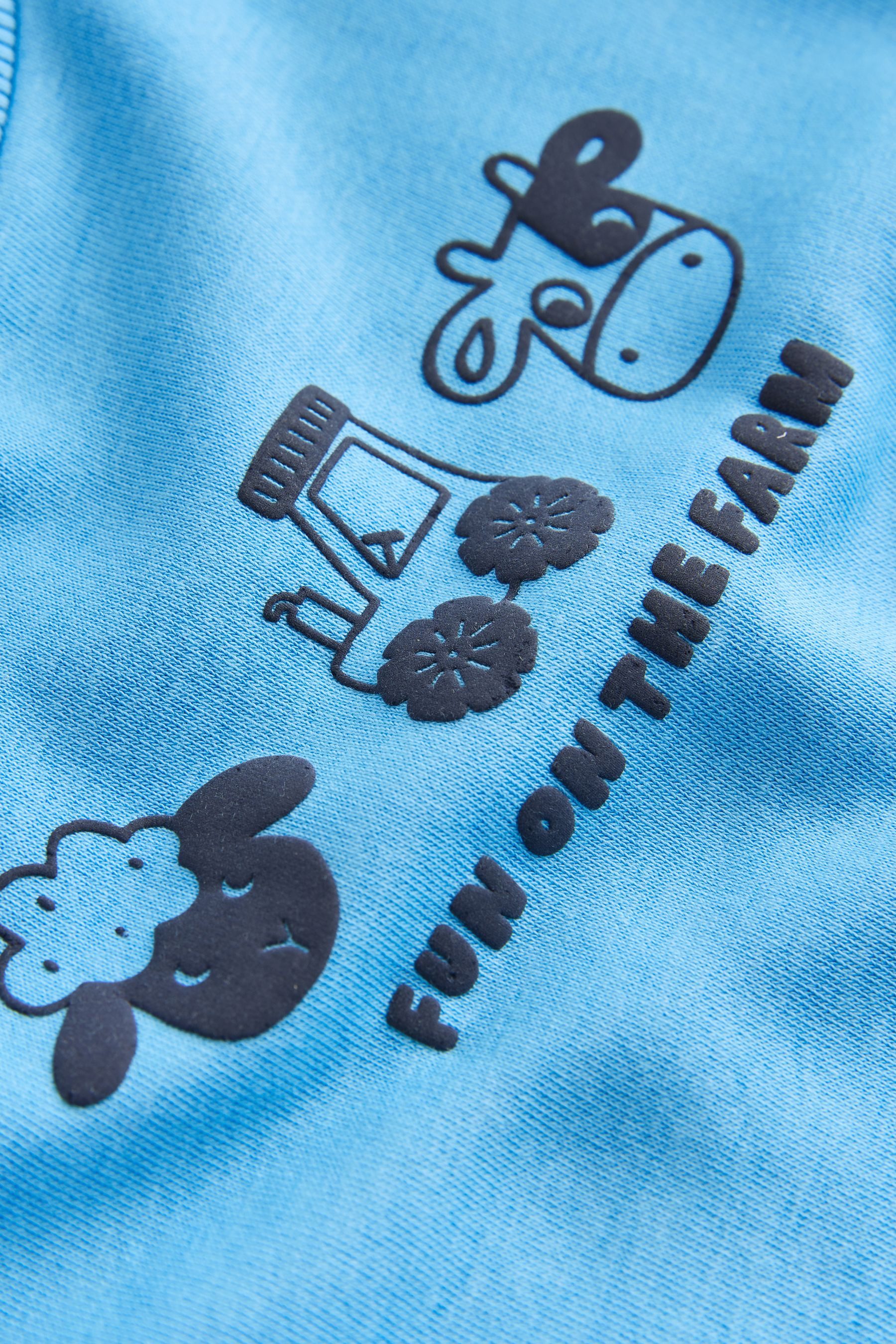 Next Sweatanzug Gemusterte Jogginghose und Sweatshirt im Set (2-tlg) – Bild 3 von 5