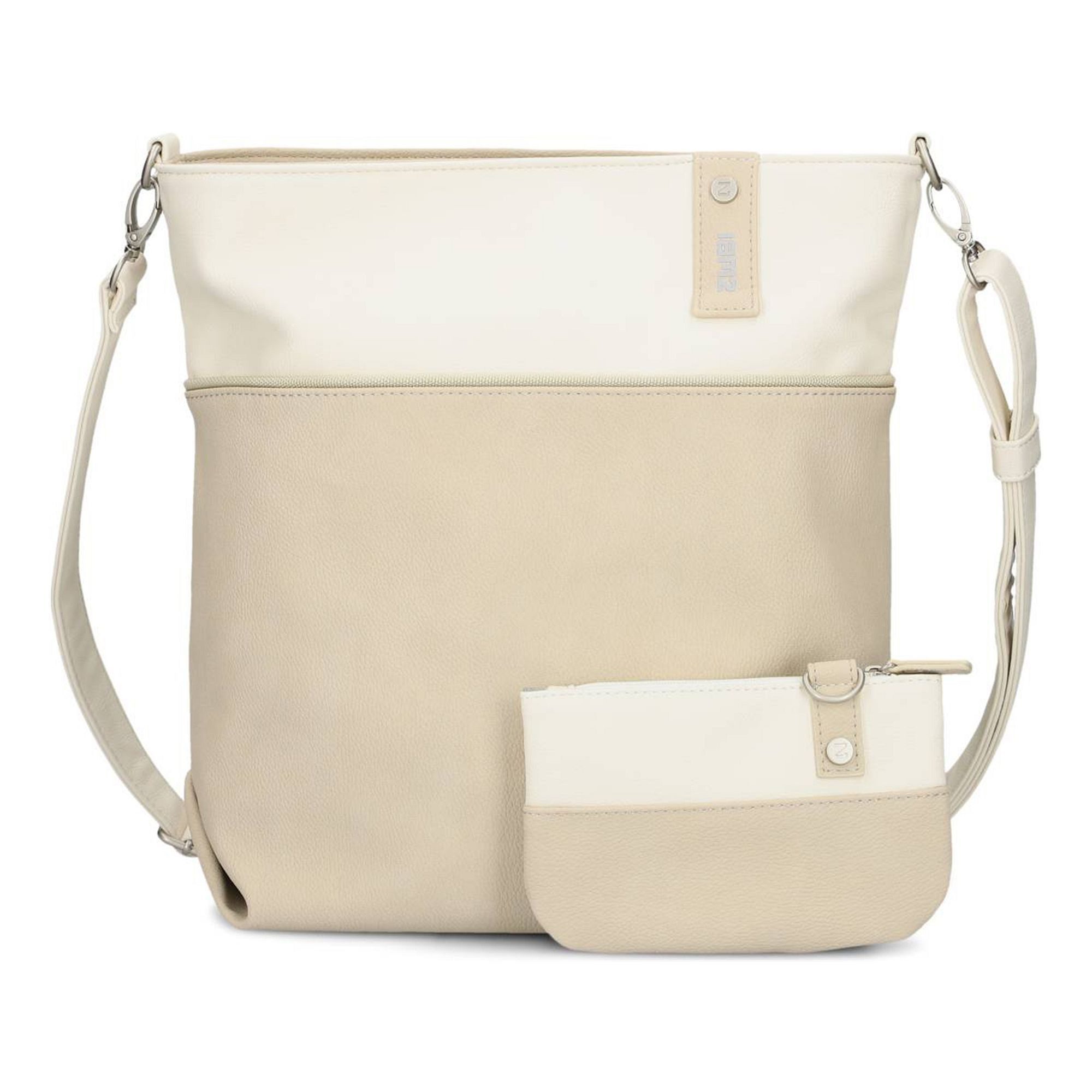 Zwei Schultertasche Jana, Polyurethan