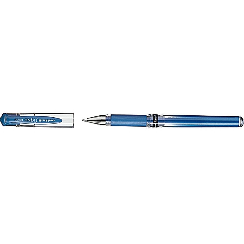 uni-ball Gelroller Gelschreiber SIGNO UM-153, (1-tlg), ergonomisch geformte, gummierte Griffzone