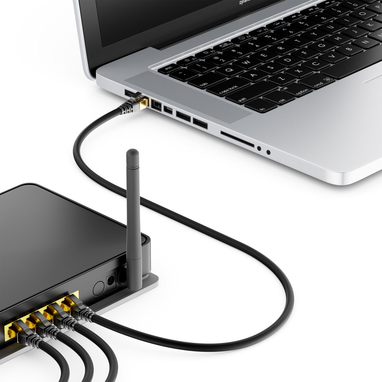 deleyCON deleyCON 10m CAT8.1 Patchkabel Netzwerkkabel RJ45 LAN DSL Kabel S/FTP LAN-Kabel – Bild 5 von 5