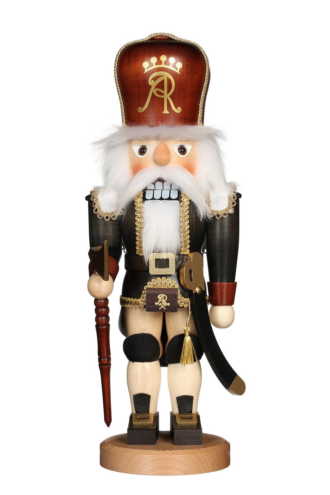 Christian Ulbricht Räuchermännchen Christian Ulbricht Nussknacker Bergmann natur, (1 St), Handarbeit aus dem Erzgebirge