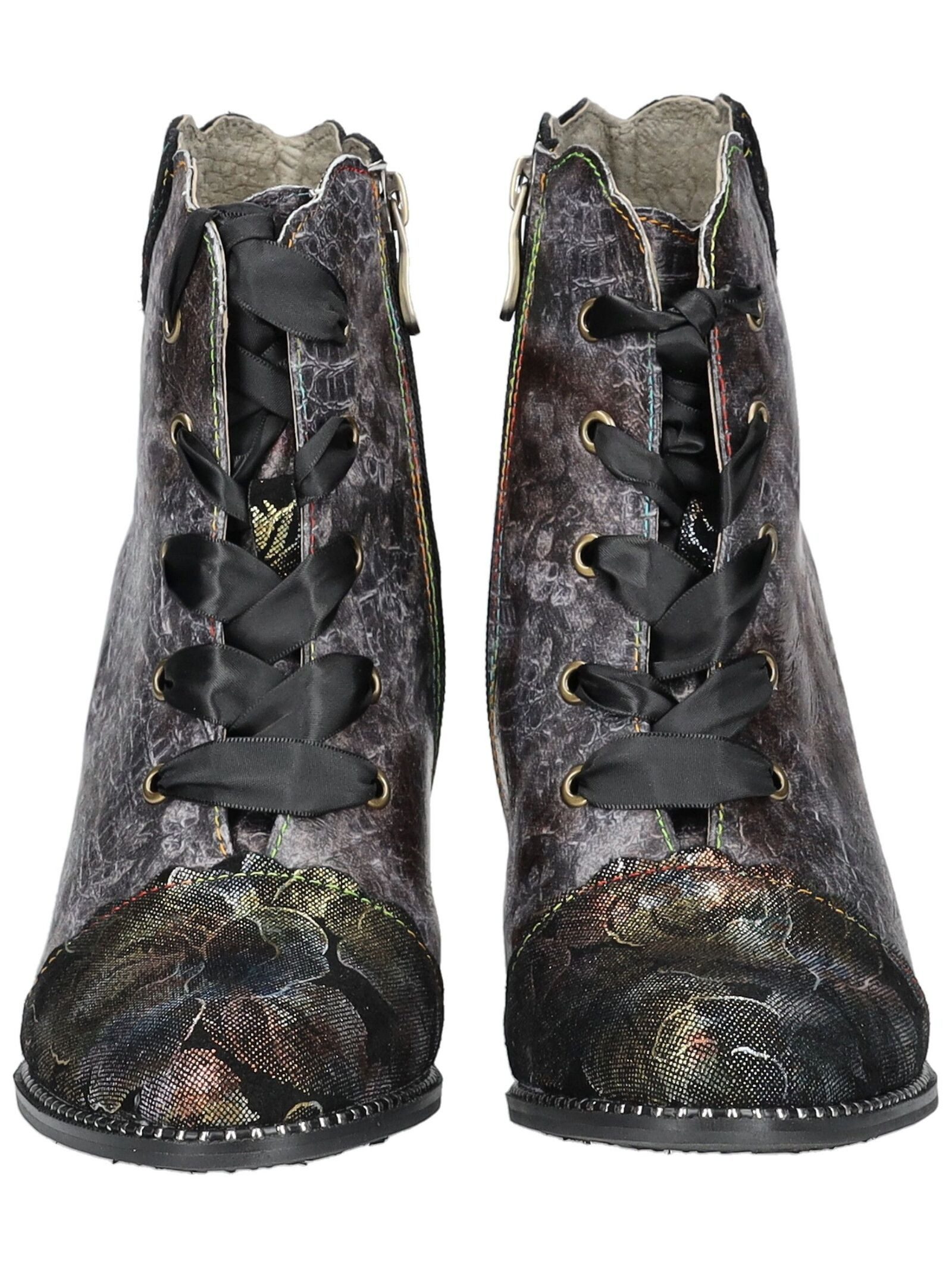 LAURA VITA LAURA VITA Stiefelette Leder/Textil High-Heel-Stiefelette