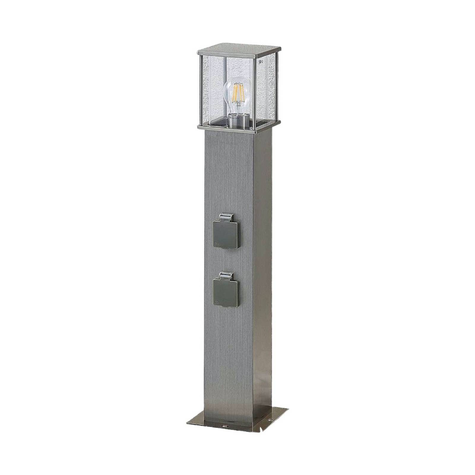 Lindby Caspa, LED, Edelstahl Alu IP54, 1 x 15 W LED