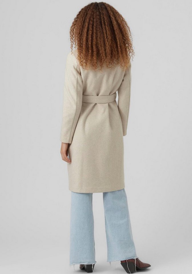 Vero Moda Langmantel VMFORTUNEAYA SS23 LONG COAT NOOS, Aus pflegeleichter  Kunstfaser