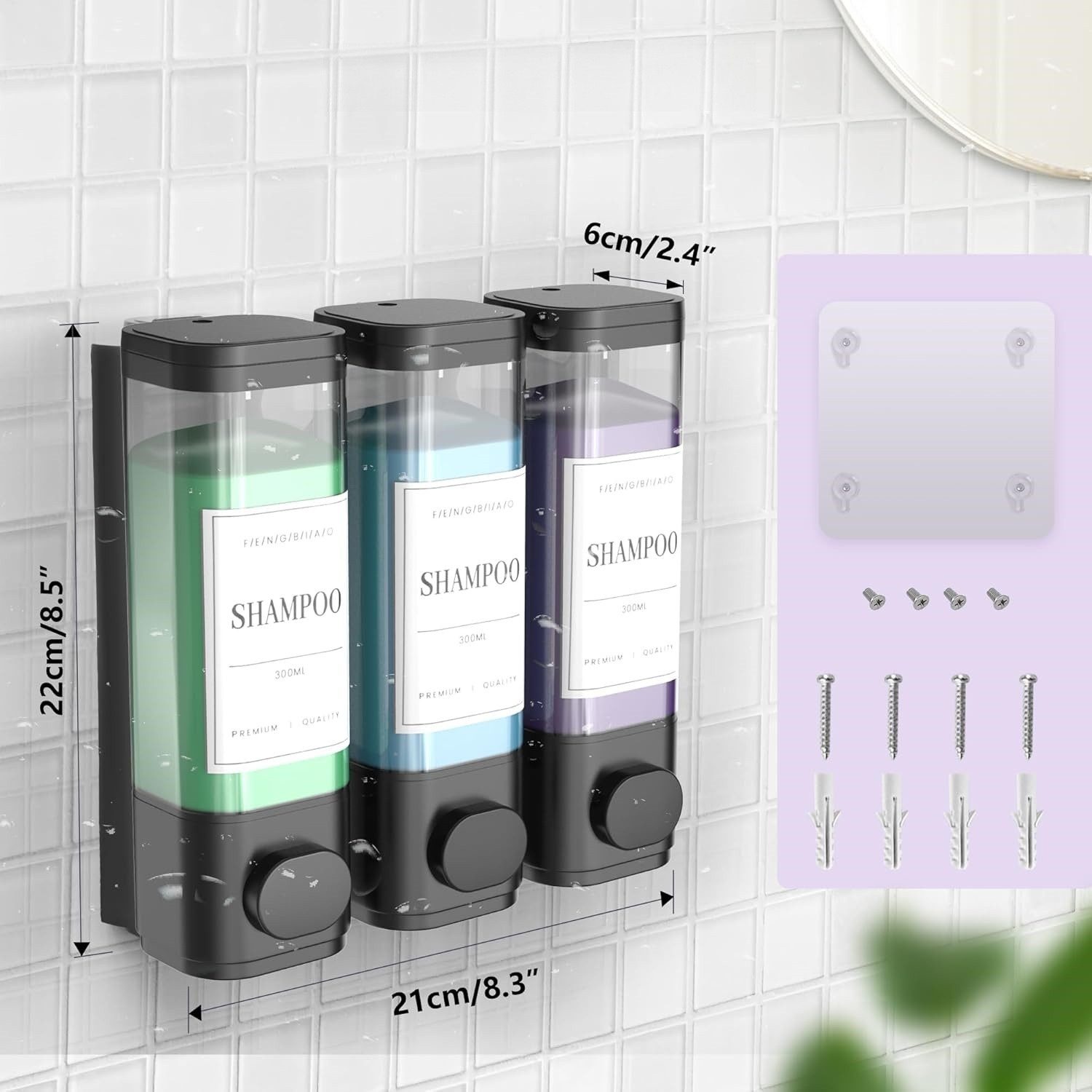cocosity Seifenspender Shampoo- und Spülungsspender mit günstig online kaufen