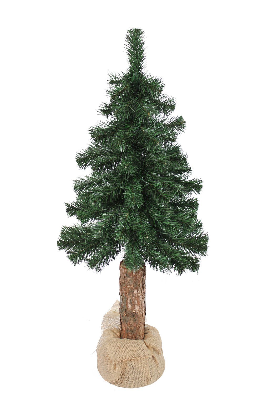 Arnusa Künstlicher Weihnachtsbaum, Kiefer, mit Echtholzstamm