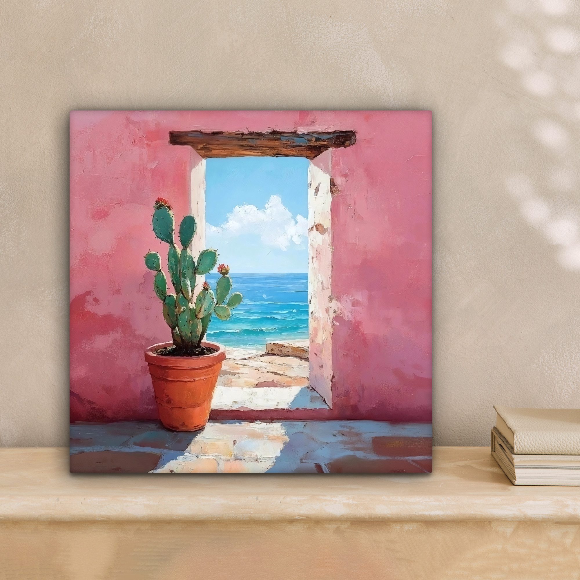 OneMillionCanvasses® Leinwandbild Meer - Rosa - günstig online kaufen
