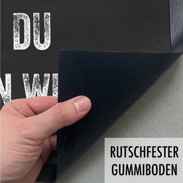 Fußmatte Du Schon Wieder? Fußmatte mit Spruch Humor 60x40 cm Geschenk Lustige S, Trendation