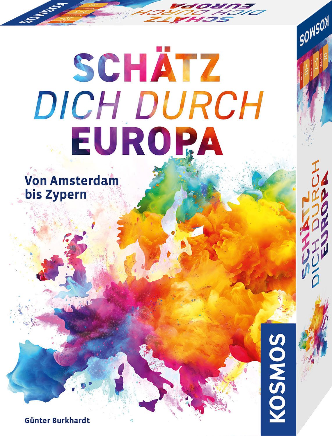 Kosmos Spiel Schätz dich durch Europa, Wissensspiel, Made in Germany