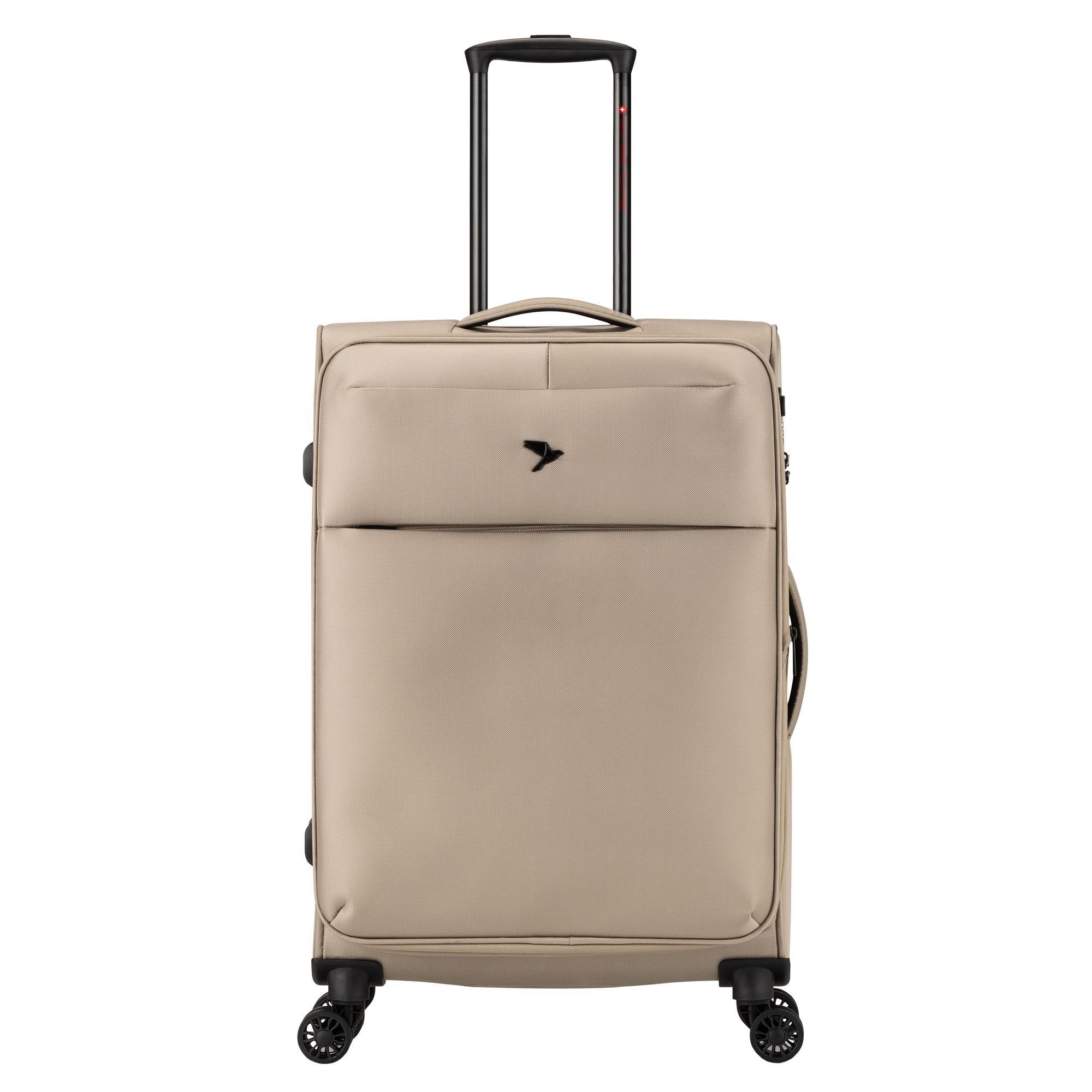 Pack Easy Weichgepäck-Trolley GoOn, Rollen, Polyester 4 beige