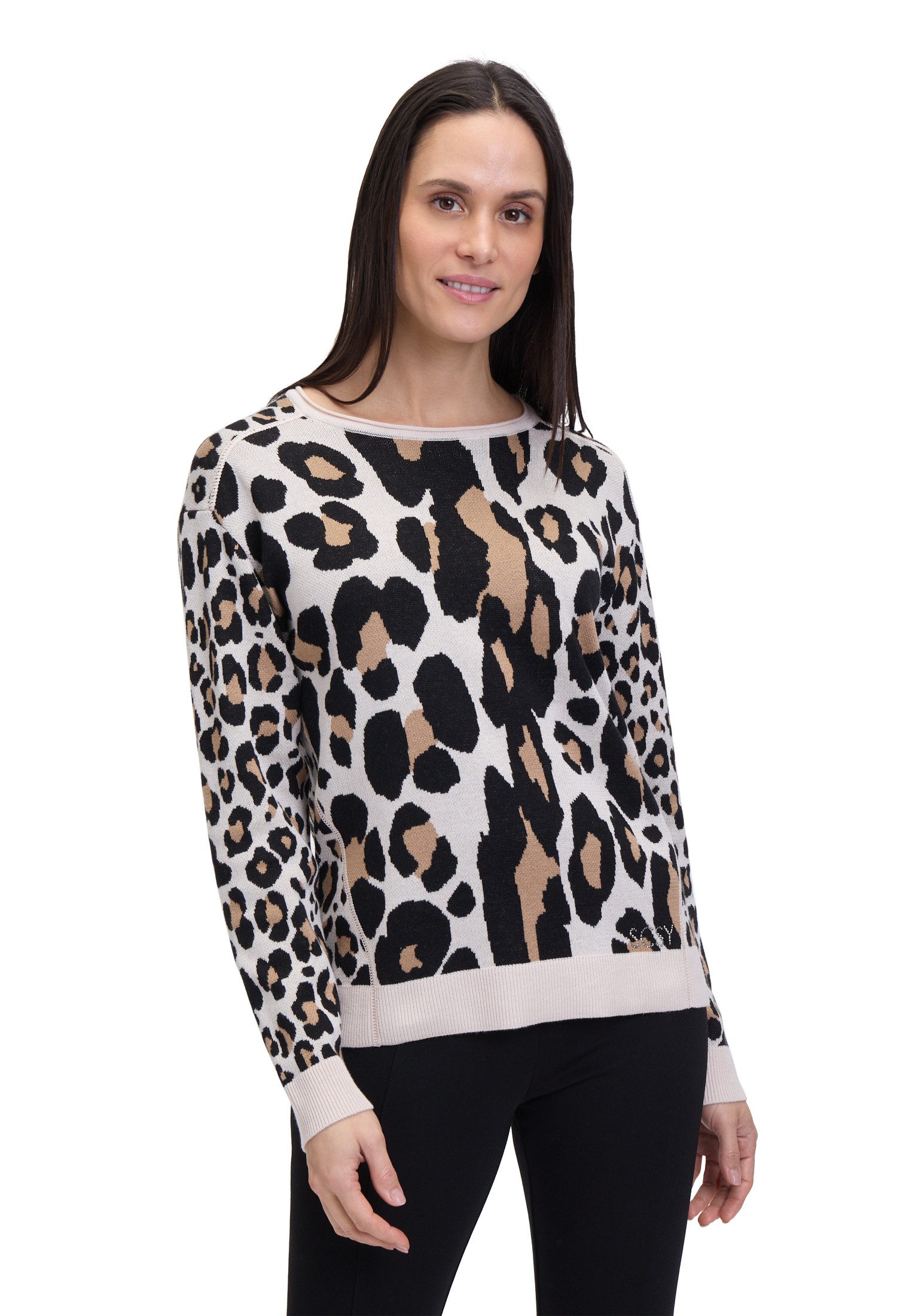 Strickpullover Betty Barclay Damen Feinstrickpullover mit Jacquard