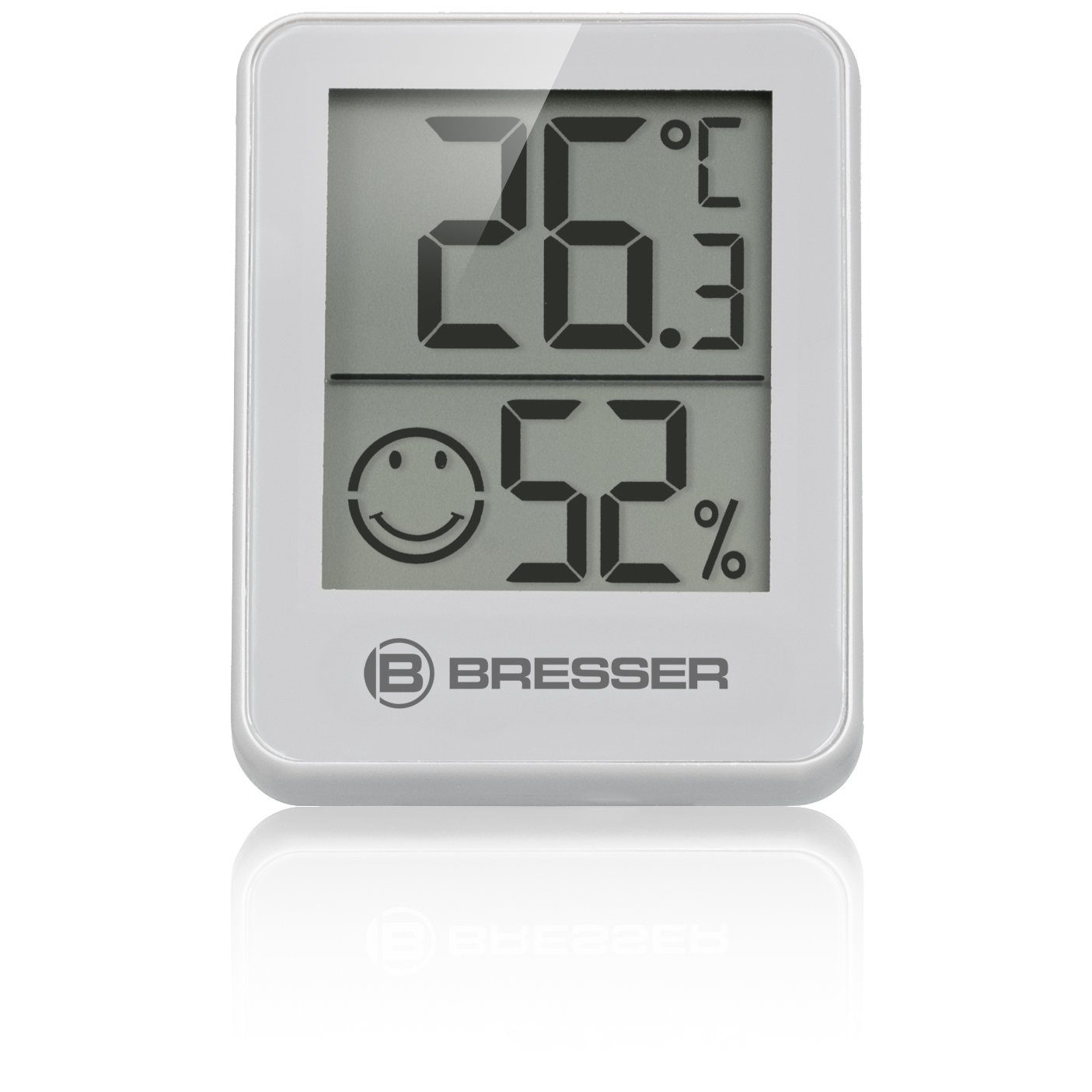BRESSER Hygrometer ClimaTemp Indicator 6er Set weiß