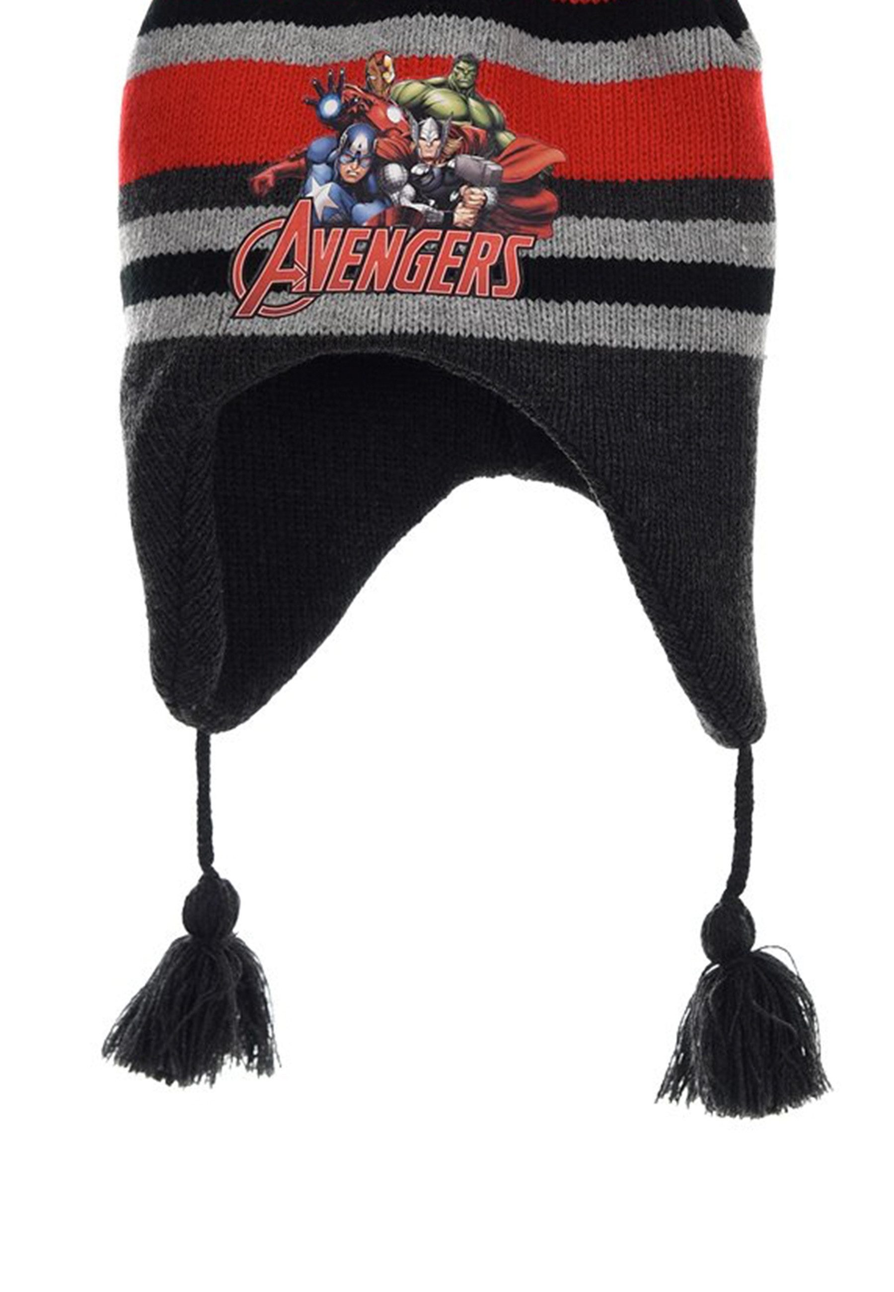 The AVENGERS Beanie Winter-Mütze Captain America, Iron Man, Thor, Hulk