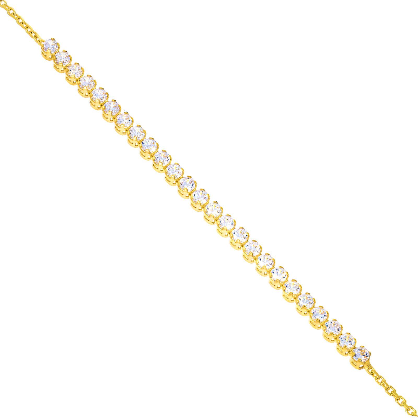 Stella-Jewellery Goldarmband 585er Gelbgold Damen Armband günstig online kaufen
