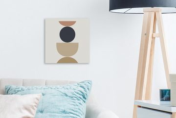 OneMillionCanvasses® Leinwandbild Kreis - Geometrische Figuren - Abstrakt, (1 St), Leinwand Bilder für Wohnzimmer Schlafzimmer