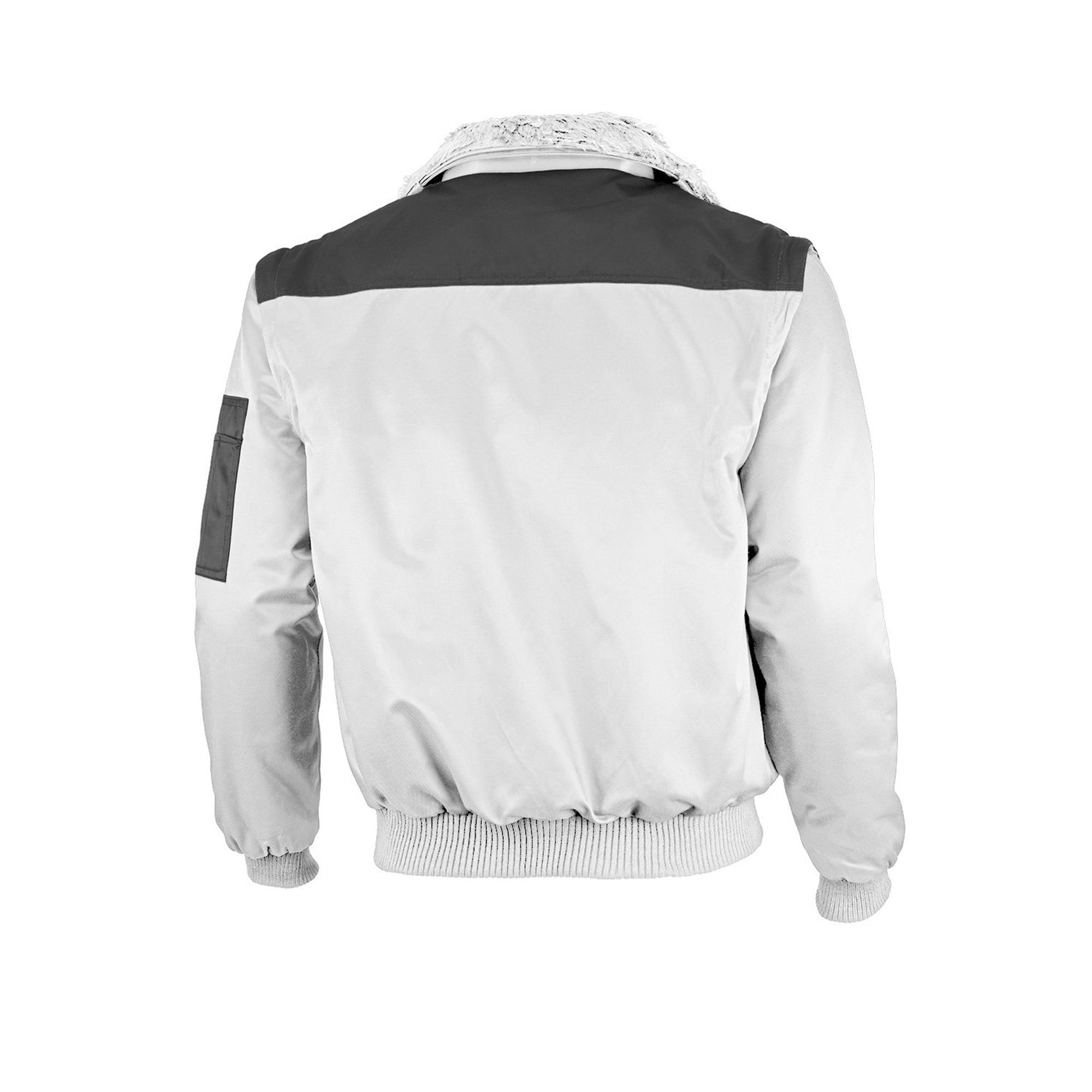 Qualitex Workwear Arbeitsjacke modische 4-in-1 Arbeitsjacke aus Mischgewebe - ideale Übergangsjacke – Bild 2 von 3
