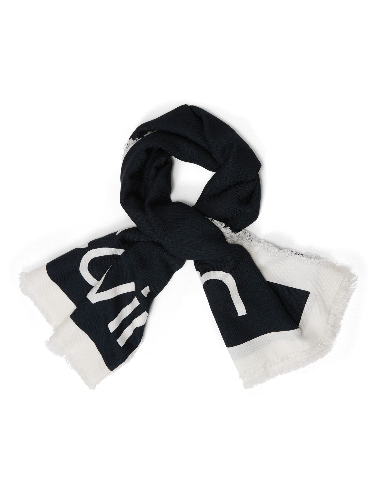 Calvin Klein Modeschal BOLD LOGO CONTRAST SCARF, mit Markenlogoprint
