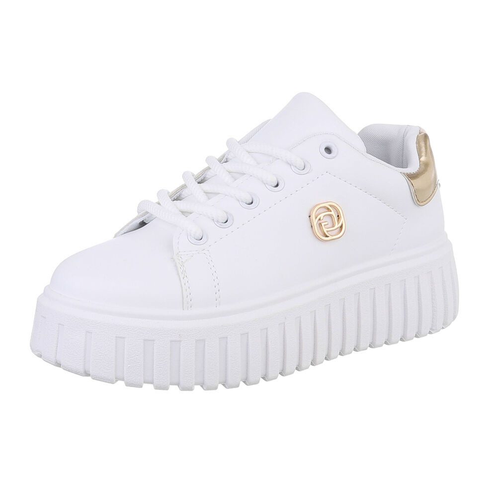 Ital-Design Damen Low-Top Freizeit Sneaker (87451846) Flach Sneakers Low in günstig online kaufen