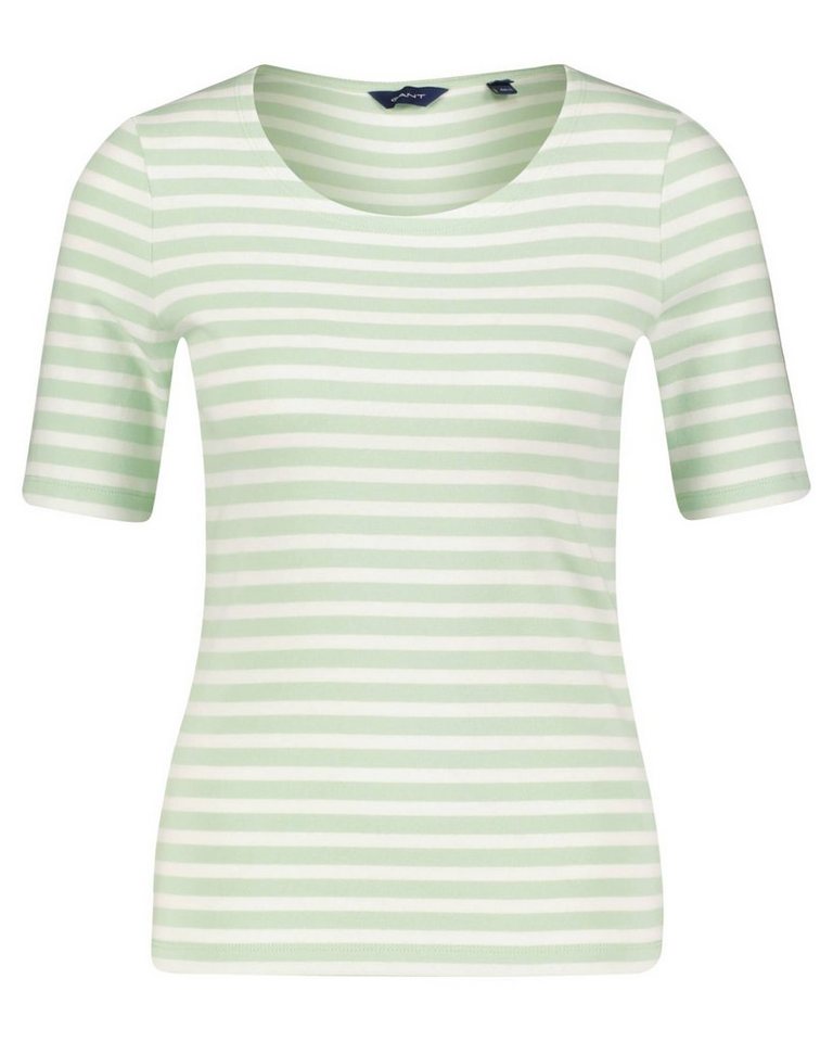 Gant T-Shirt Damen Shirt Kurzarm (1-tlg), Material: Obermaterial: 95%  Baumwolle, 5% Elasthan
