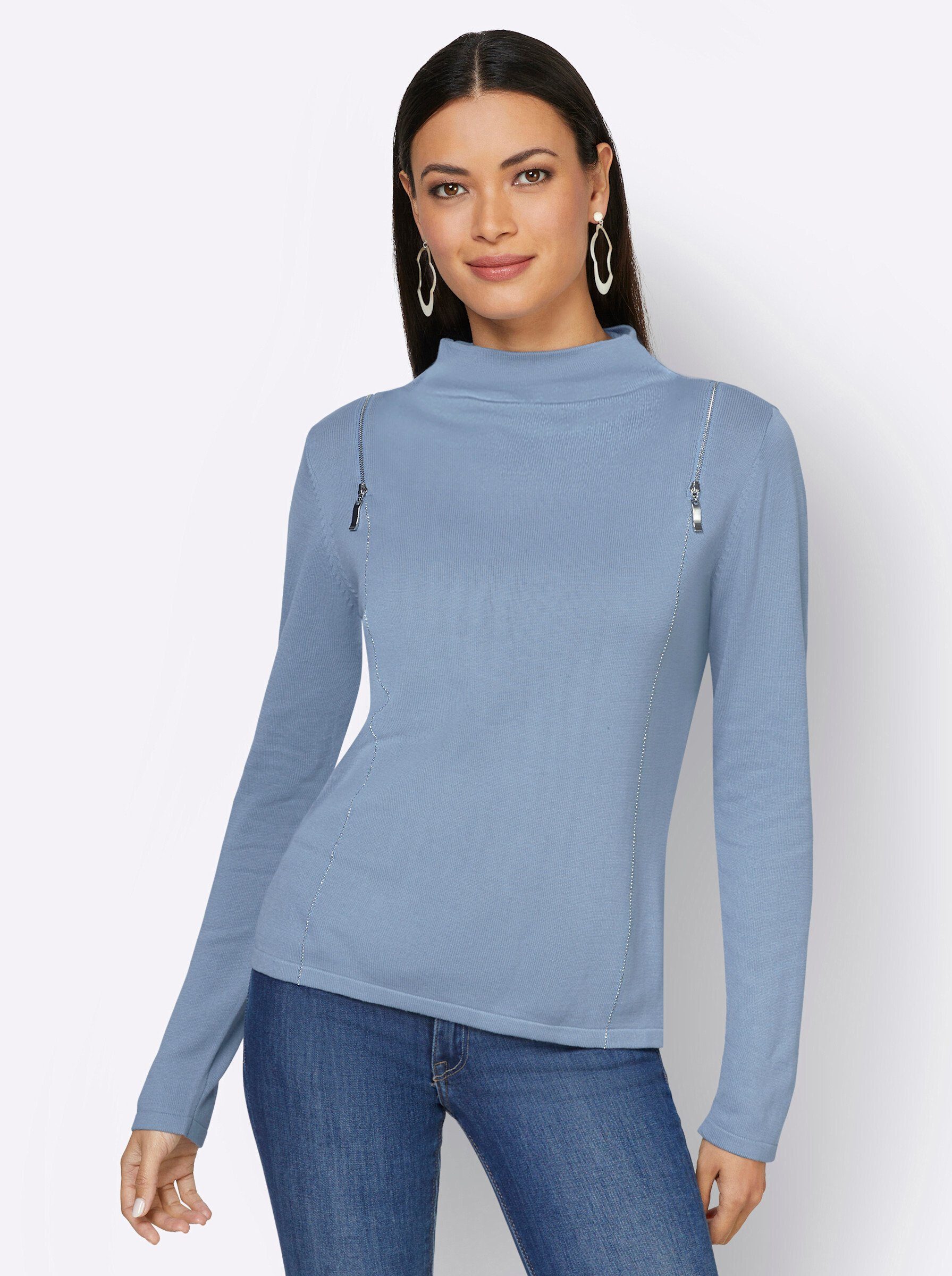 Strickpullover Langarm-Pullover