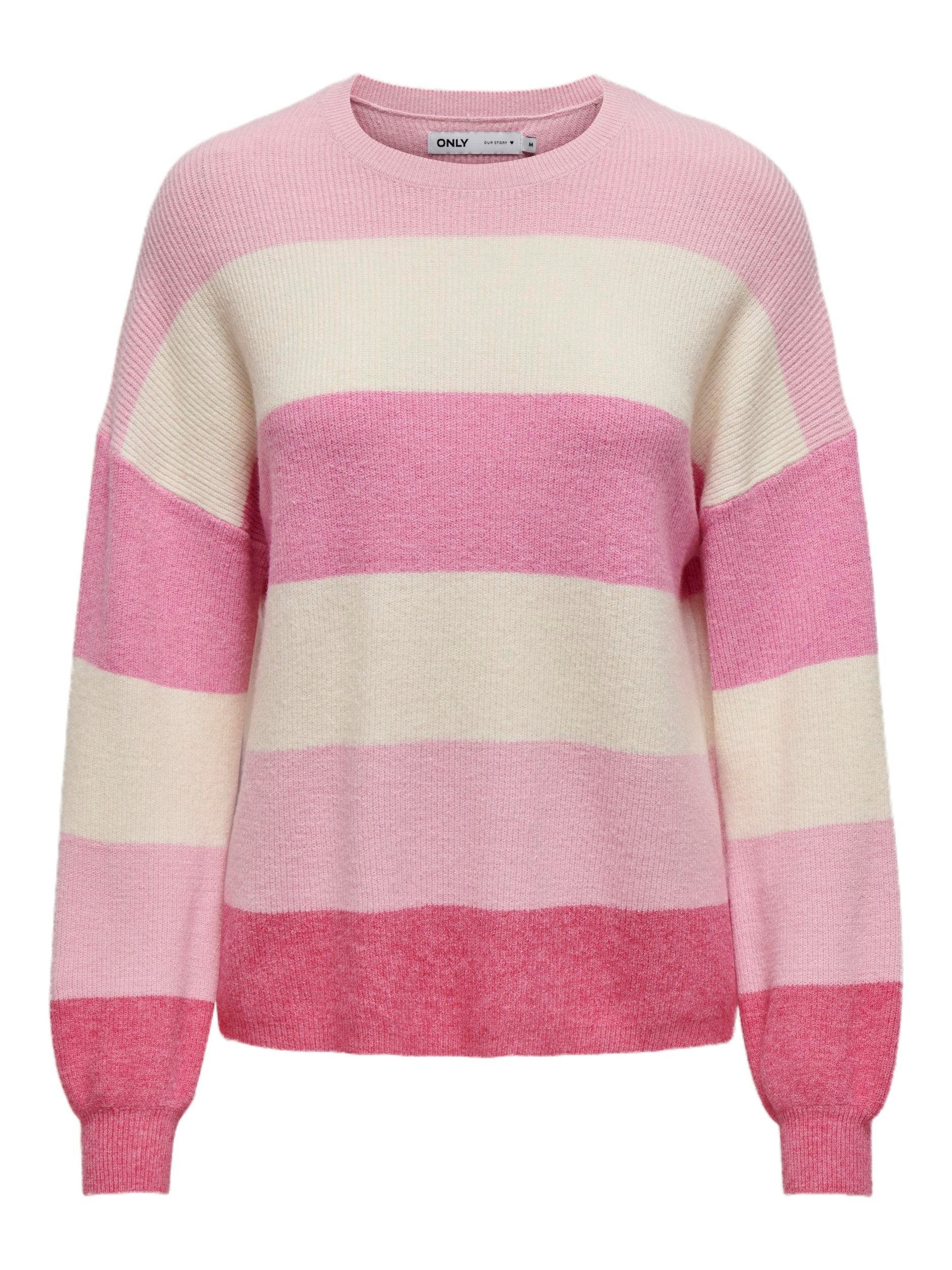 Strickpullover ONLATIA L/S STRIPE PULLOVER KNT NOOS