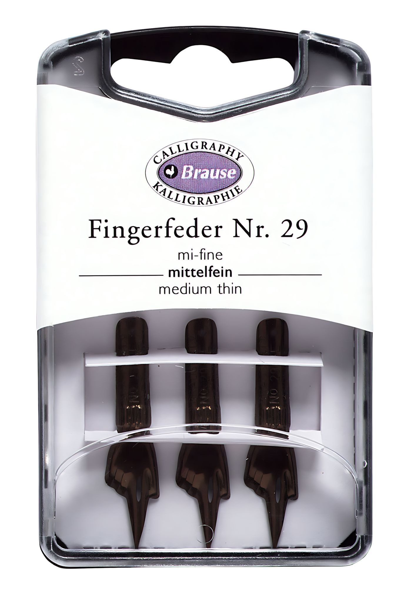 EXACOMPTA Kalligraphie-Stift Brause Feder Finger 3 St