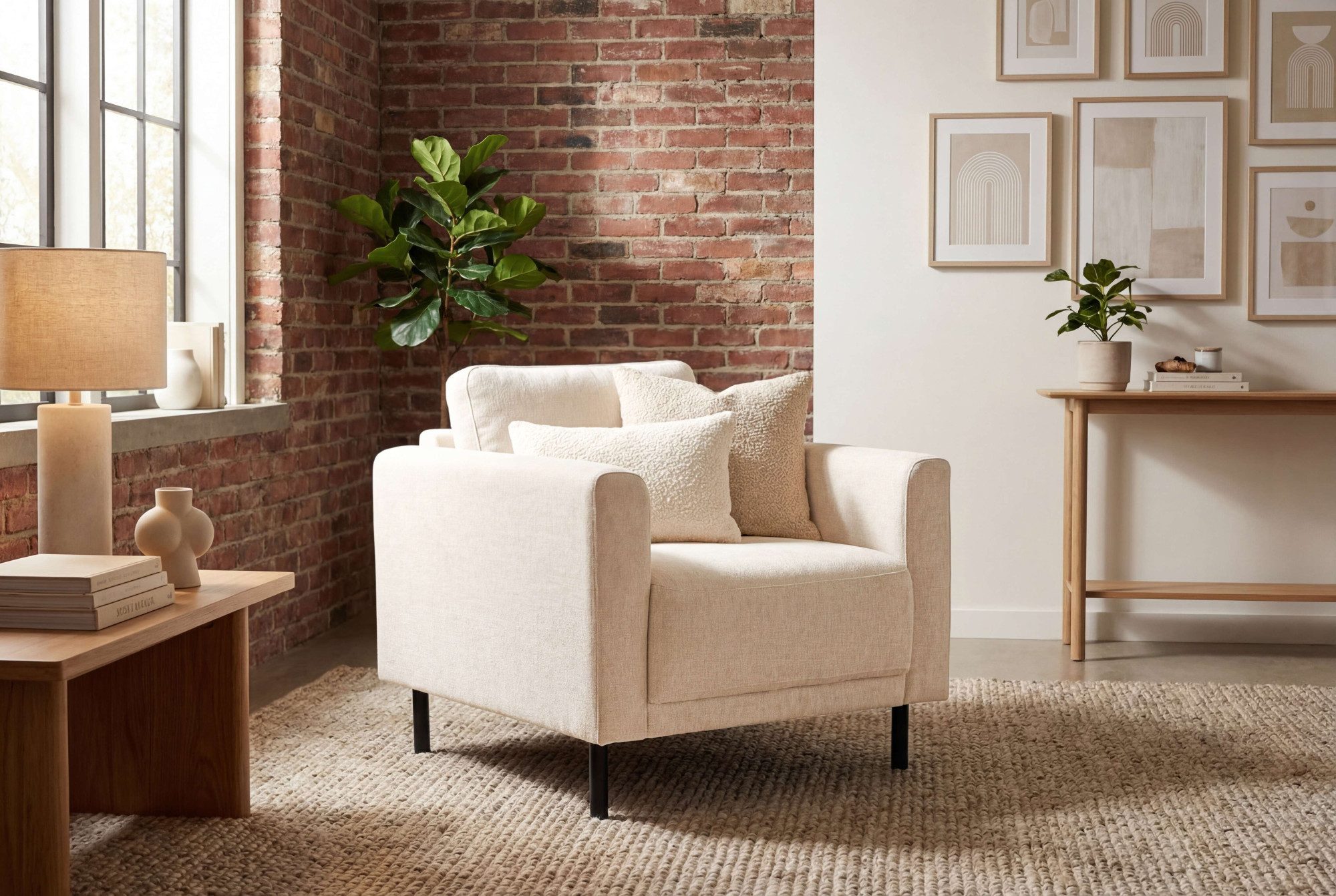 OTTO home Sessel Sveeva, Breite 78 cm, schwarze Metallfüße, langlebiger Webstoff, viele Farben zur Auswahl