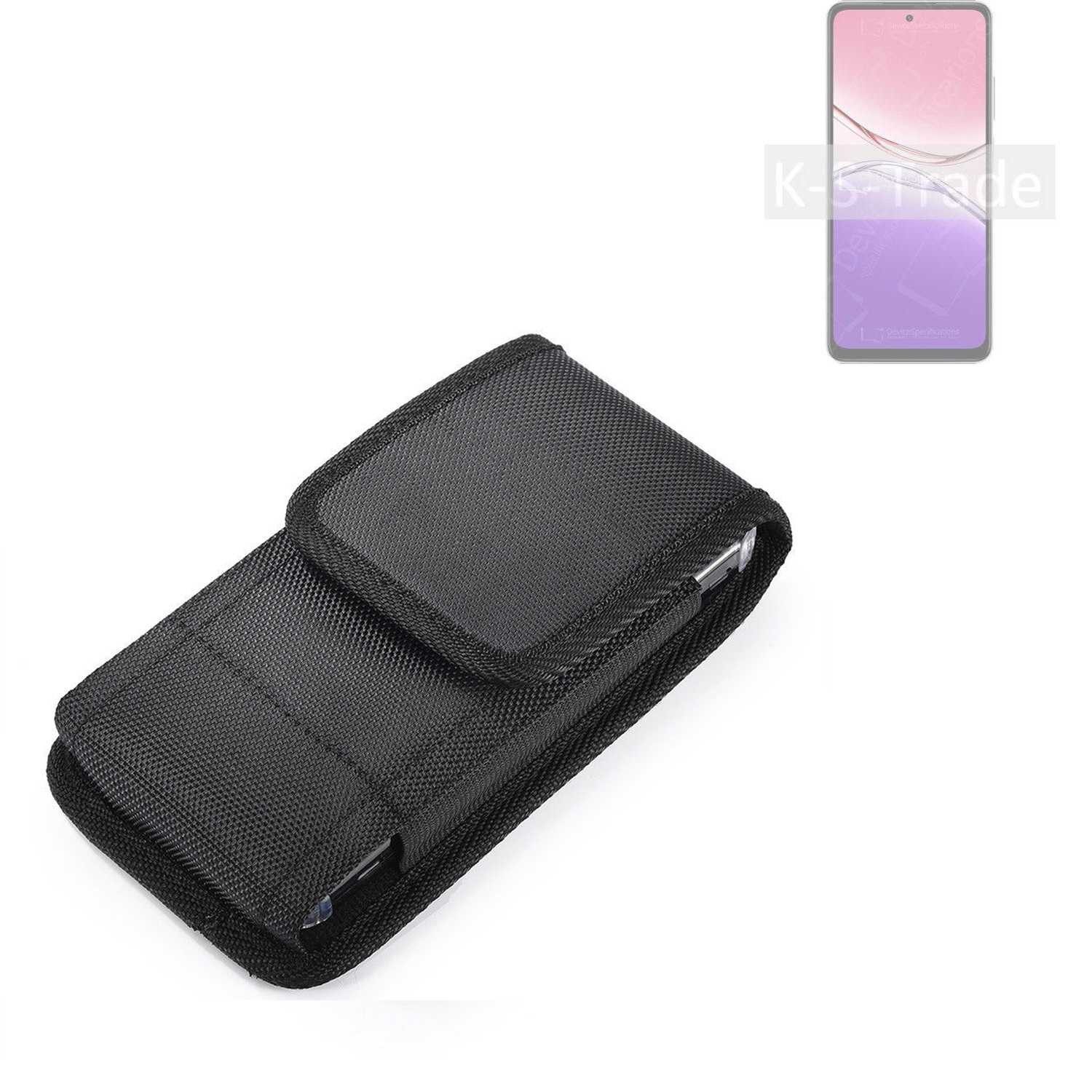 K-S-Trade Kameratasche für Oppo A5x 5G, Holster Gürteltasche Holster Gürtel Tasche wasserabweisend Handy