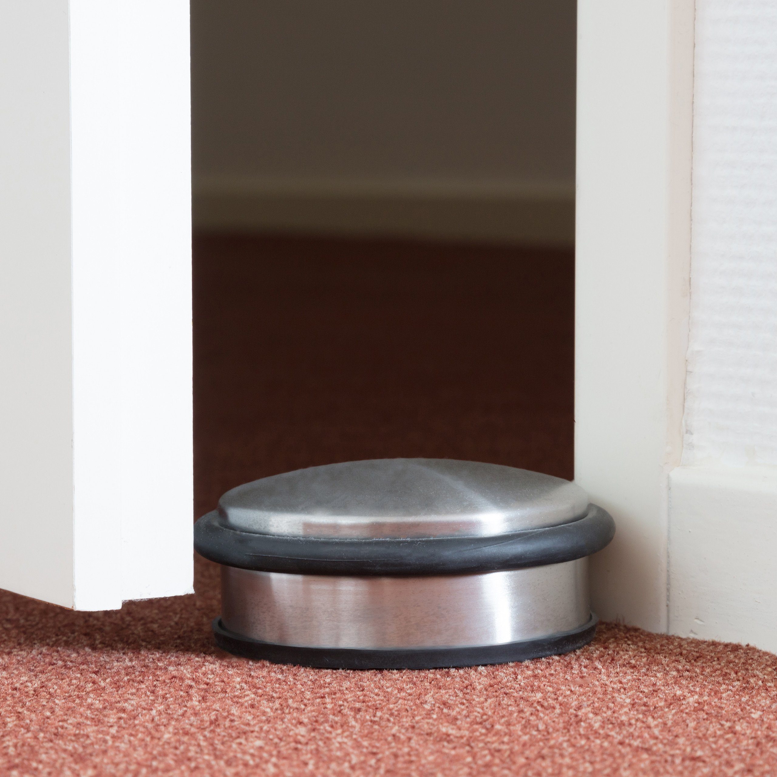 relaxdays Bodentürstopper Edelstahl Türstopper im 2er Set günstig online kaufen