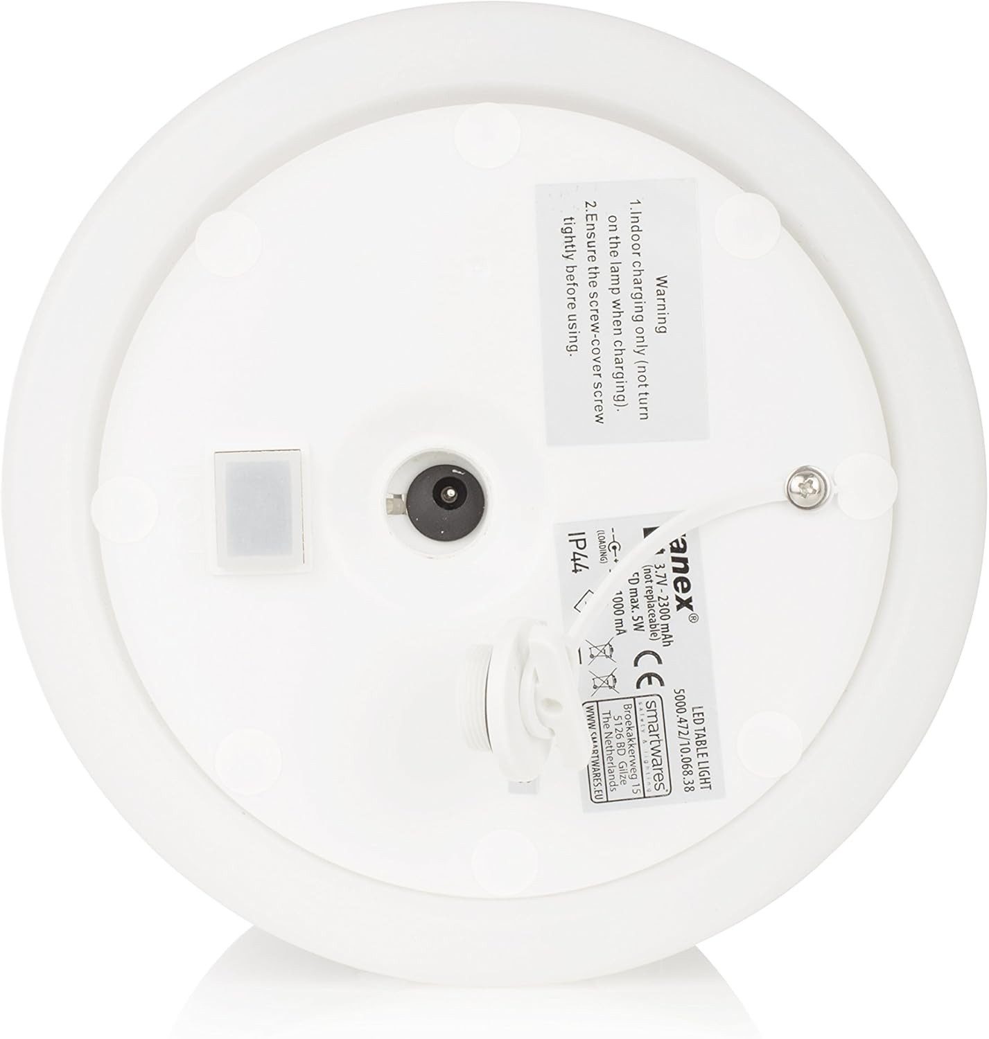 smartwares Campingtisch Smartwares 5000.472 LED-Tischleuchte – Drahtlos – Akku – 5 W – Kunstst, Inkl. LED, 5000.472 – Bild 5 von 5