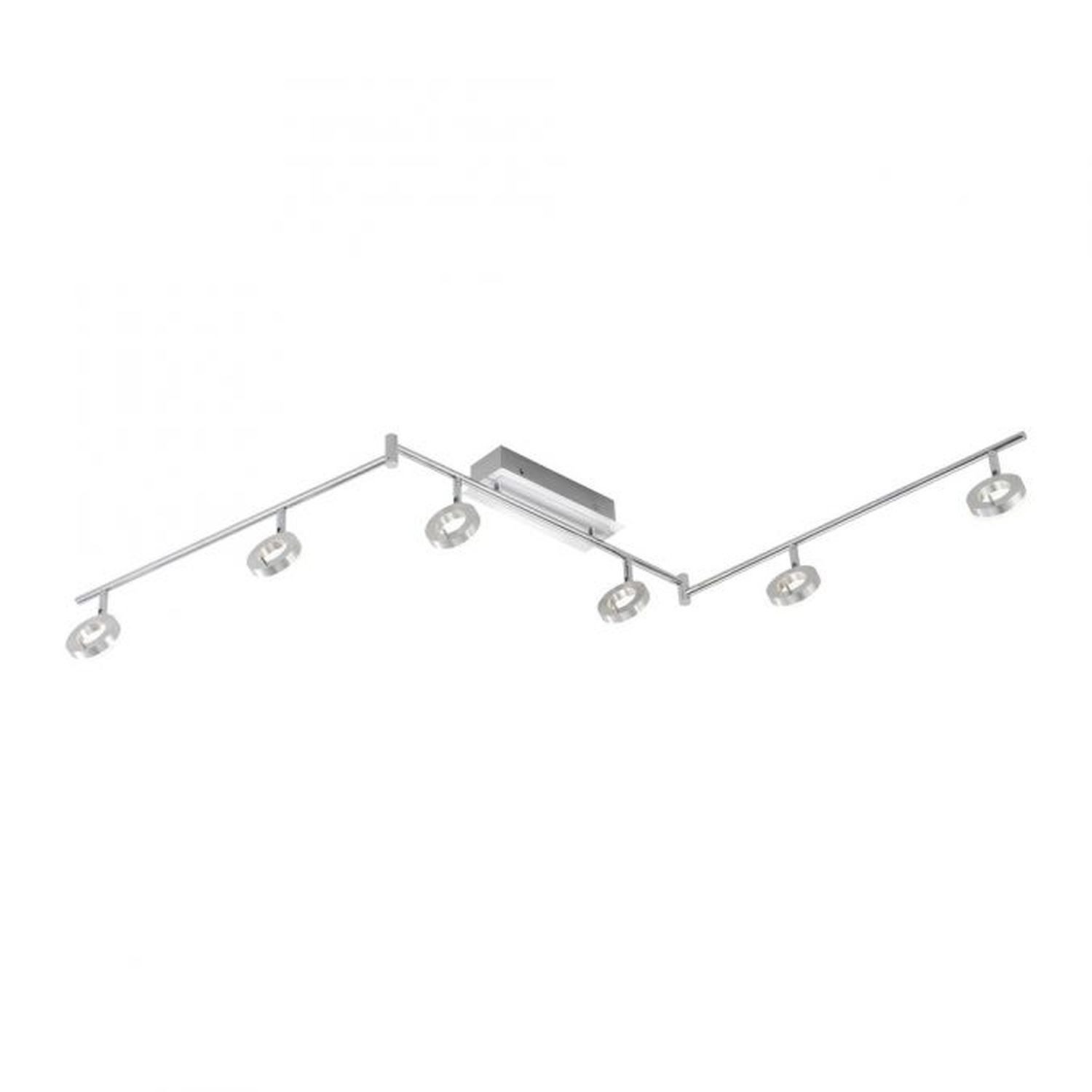 Licht-Erlebnisse Deckenstrahler SNIDPON, LED fest integriert, Warmweiß, Metall LED IP44 verstellbar Aluminium warmweiß 3000 K 4500 lm Modern