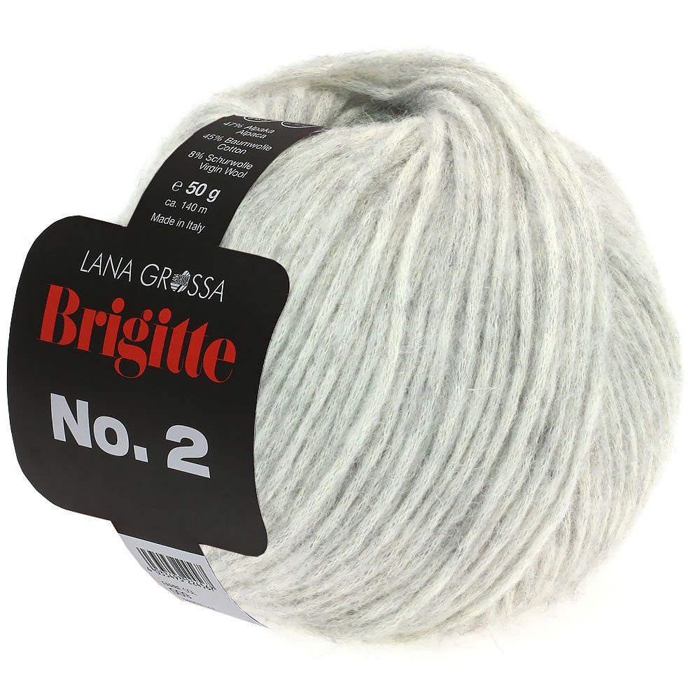 LANA GROSSA BRIGITTE NO. 2 Häkelwolle, 140 m (hochwertige Mischung aus Schurwolle, Baumwolle und Alpaka), 50 g