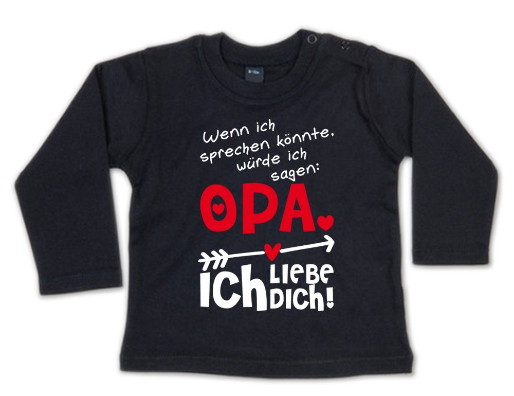 Ggraphics Longsleeve Wenn ich sprechen könnte würde ich sagen Opa