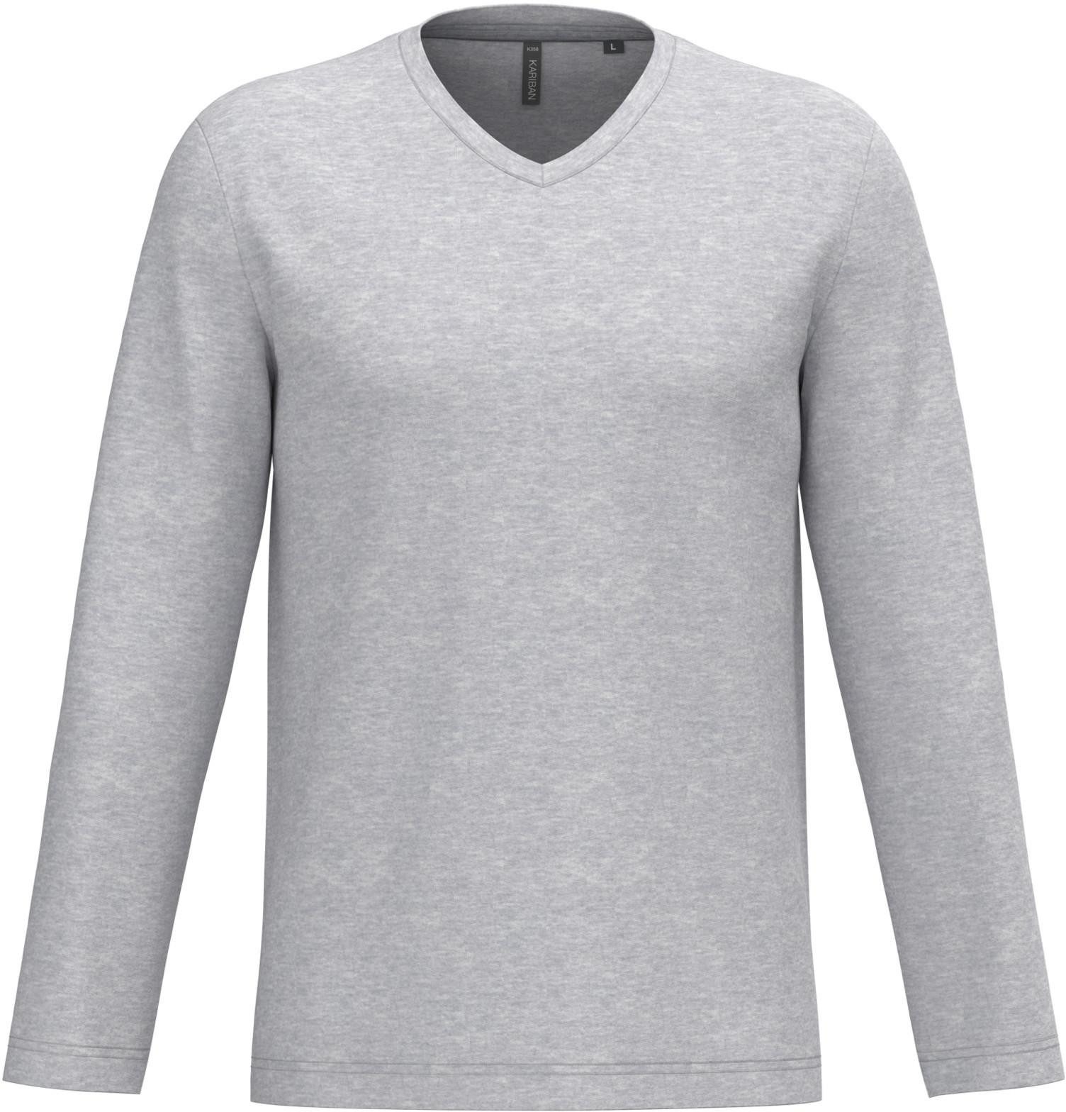 Langarmshirt Herren Langarmshirt Men's long-sleeved V-neck T-shirt