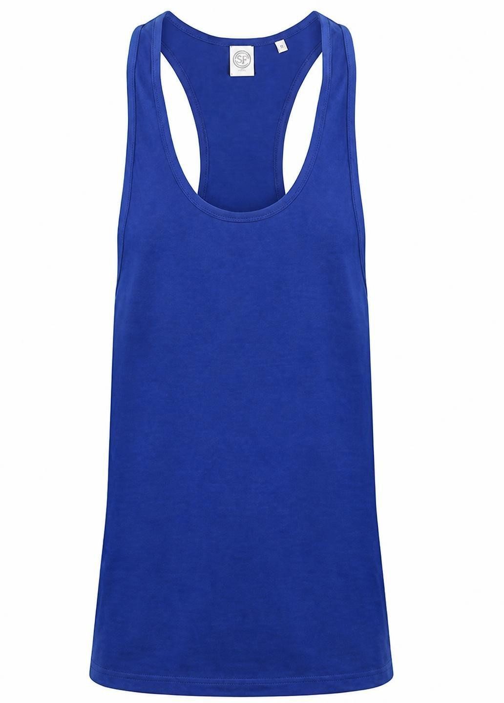SF Men Trainingsshirt Herren Muscle Vest / Lang geschnitten