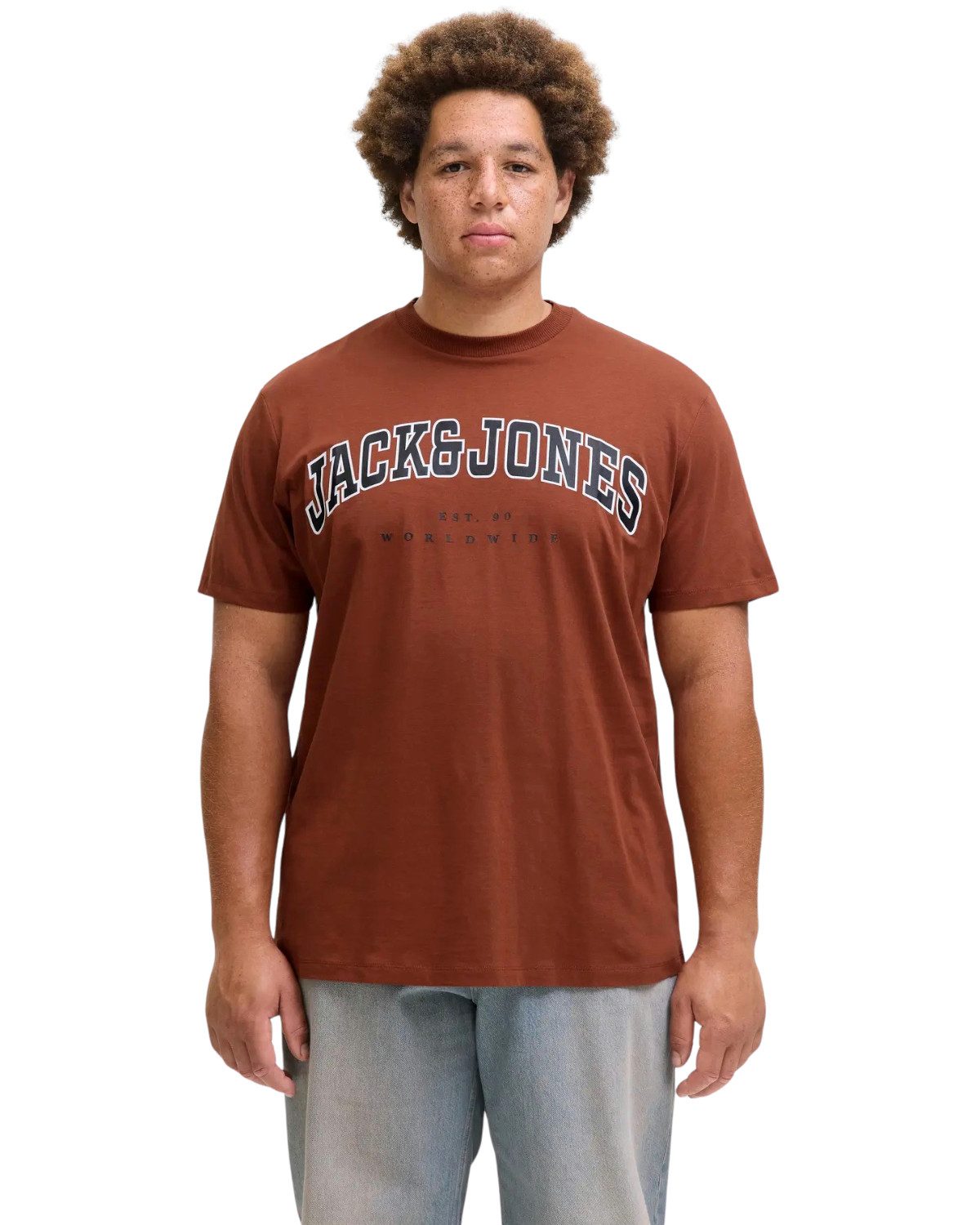 Jack & Jones PlusSize Print-Shirt Weites Shirt mit Printdruck (Spar-Set, 5e günstig online kaufen