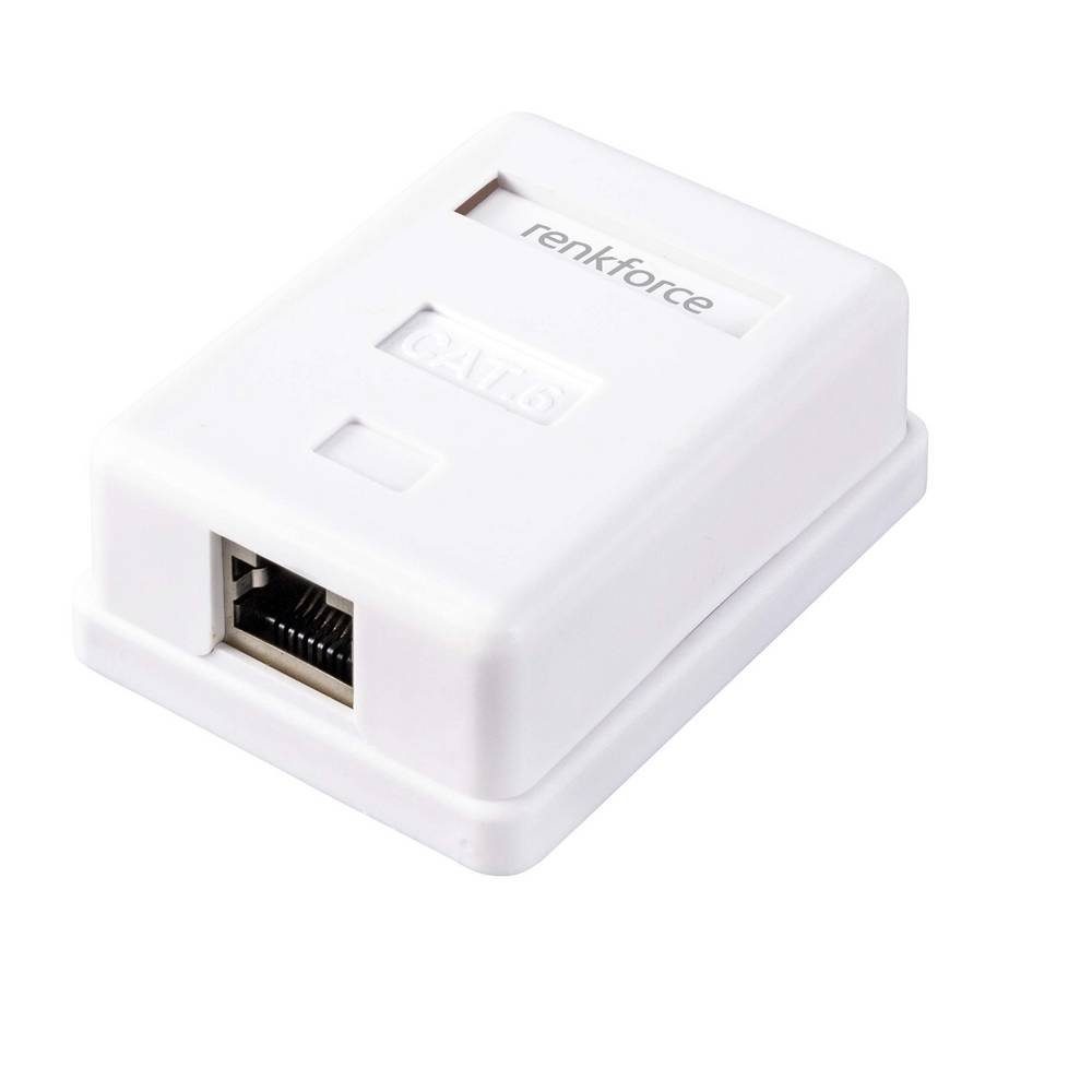 STP CAT6 Aufputzdose mit einem Anschluss Netzwerk-Adapter