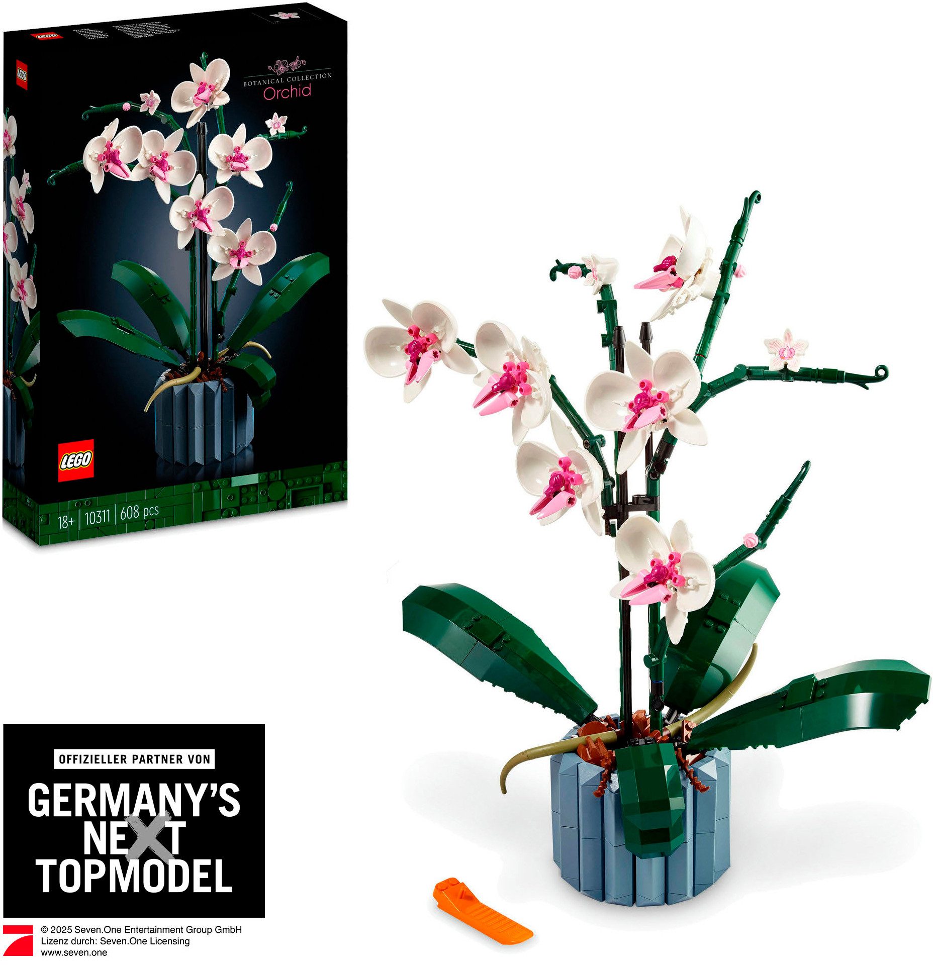 Orchidee (10311), LEGO Botanicals Konstruktionsspielsteine