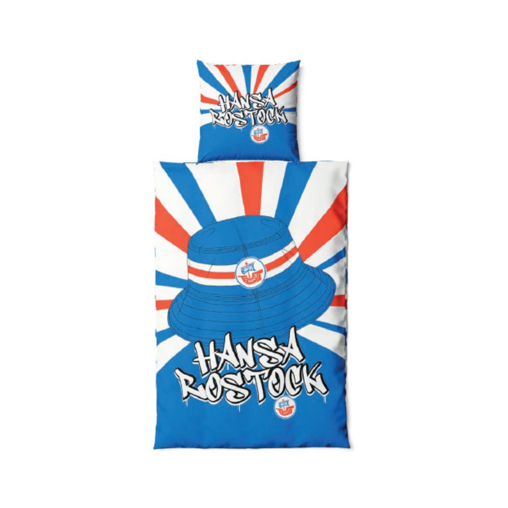 FC Hansa Rostock Bettwäsche Hansa Rostock Microfaser-Bettwäsche Fischerhut