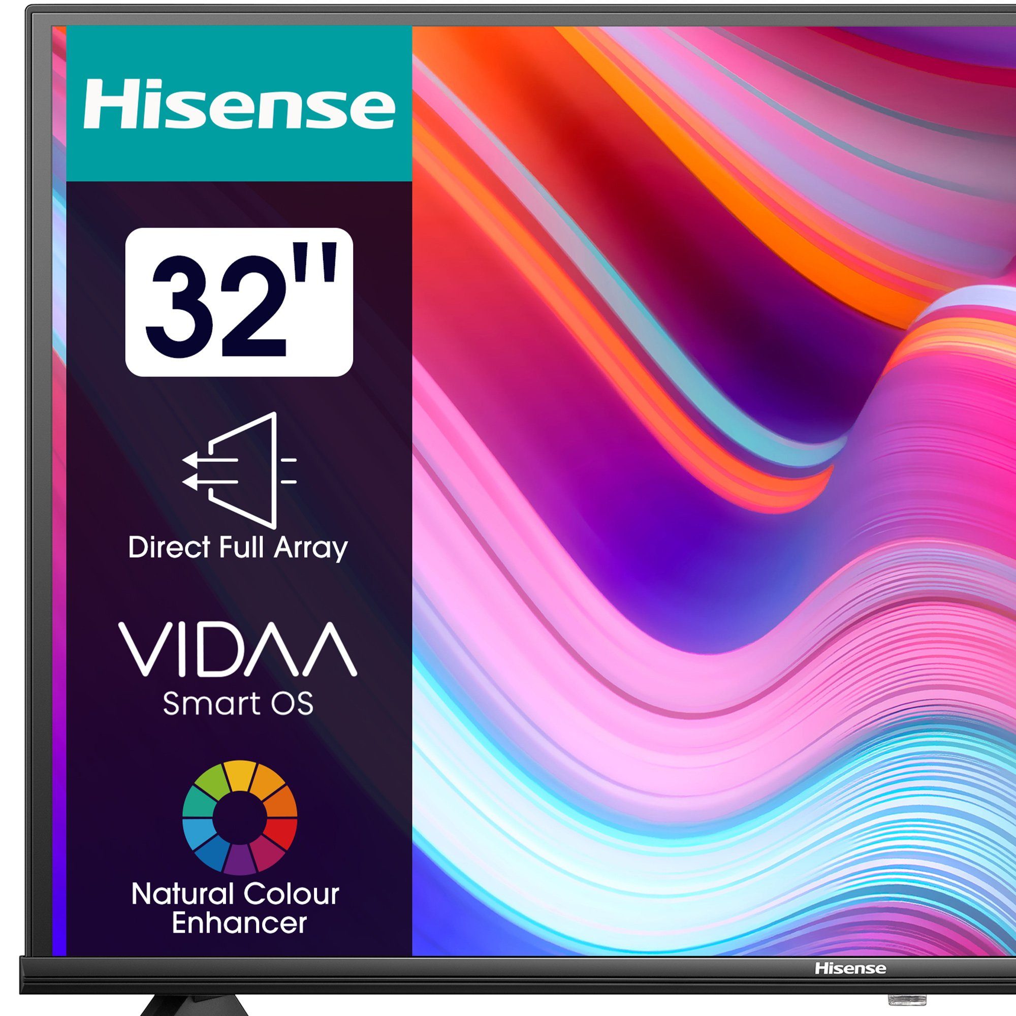 Hisense 32A4K LED-Fernseher (80,00 cm/32 Zoll, HD Ready, Smart-TV, HD Ready, Triple Tuner, VIDAA U6, DLED)