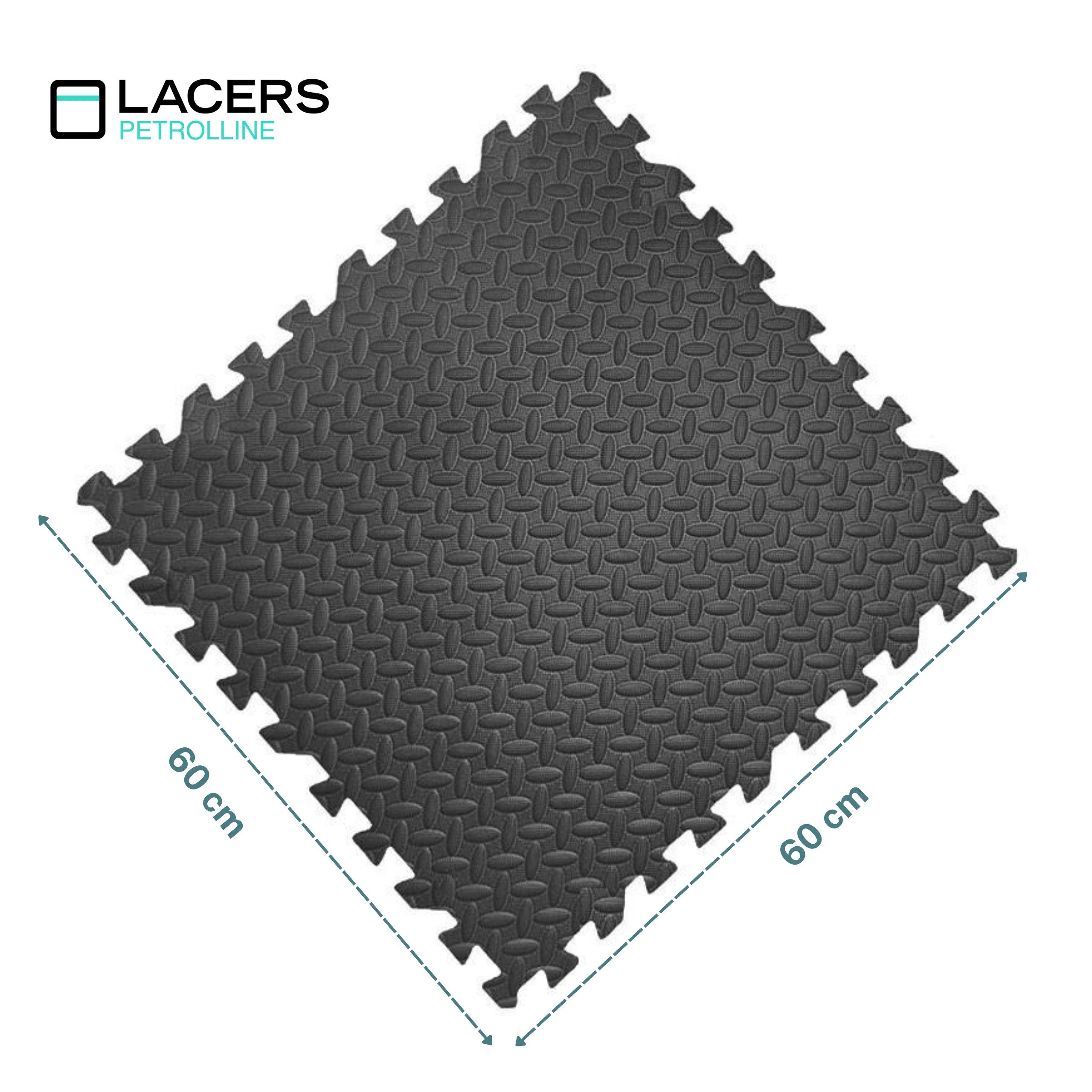 Lacers Bodenschutzmatte Lacers PETROLLINE Puzzle/Bodenschutzmatte - 60x60x1 günstig online kaufen