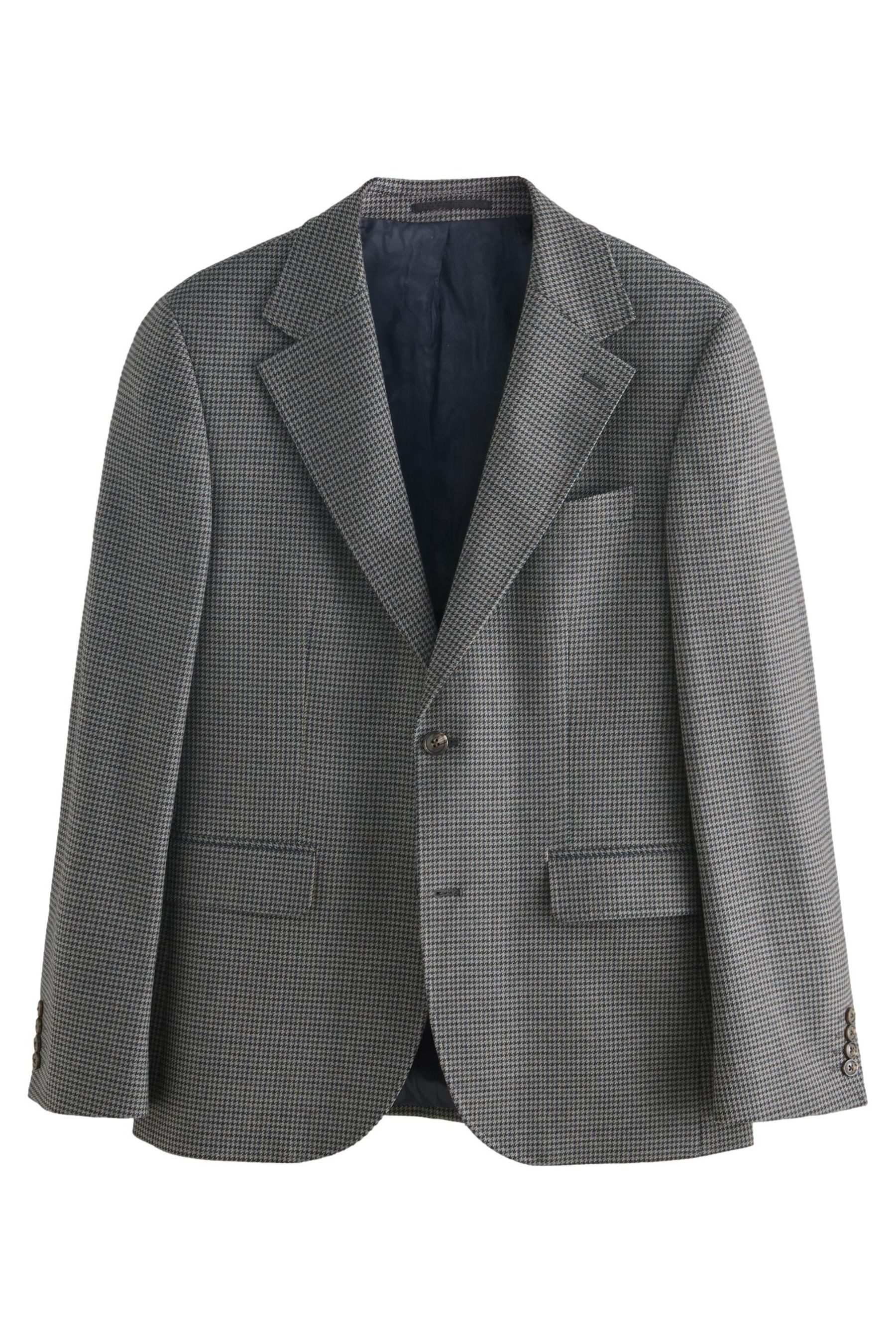 Next Sakko Slim Fit Anzugsakko mit Hahnentrittmuster (1-tlg)