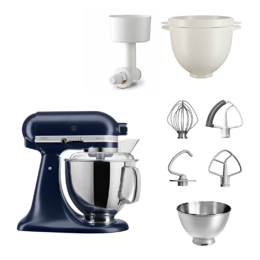 Küchenmaschine Set 5KSM175 Grün KitchenAid Breadlover L Matcha 4,8 Kuechenmaschine KitchenAid