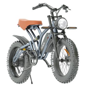 DOTMALL E-Bike JANSNO X50 20 Zoll Elektrofahrrad, 48V 14Ah, 7-Gang-Getriebe