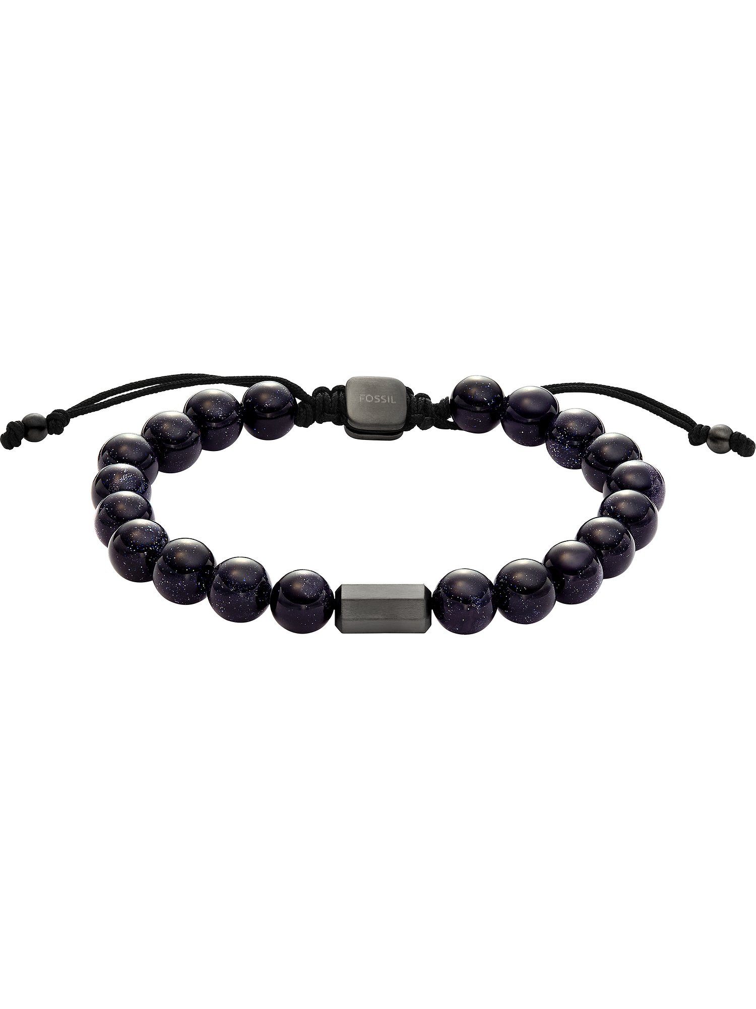 Armband Fossil Herren-Armband Farbstein, Edelstahl