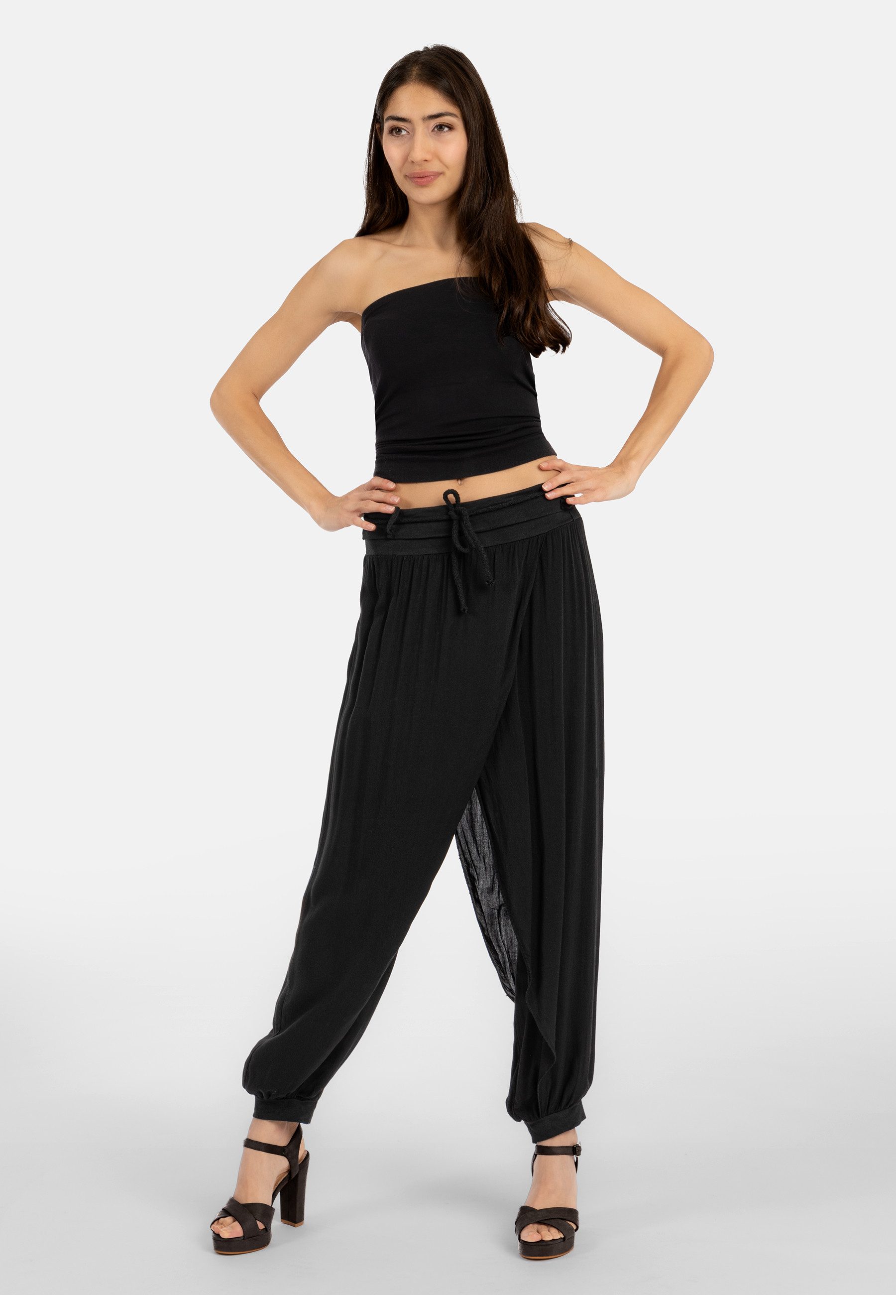 Caspar Stoffhose KHS054 leichte Damen Sommer Stoffhose – Bild 2 von 5