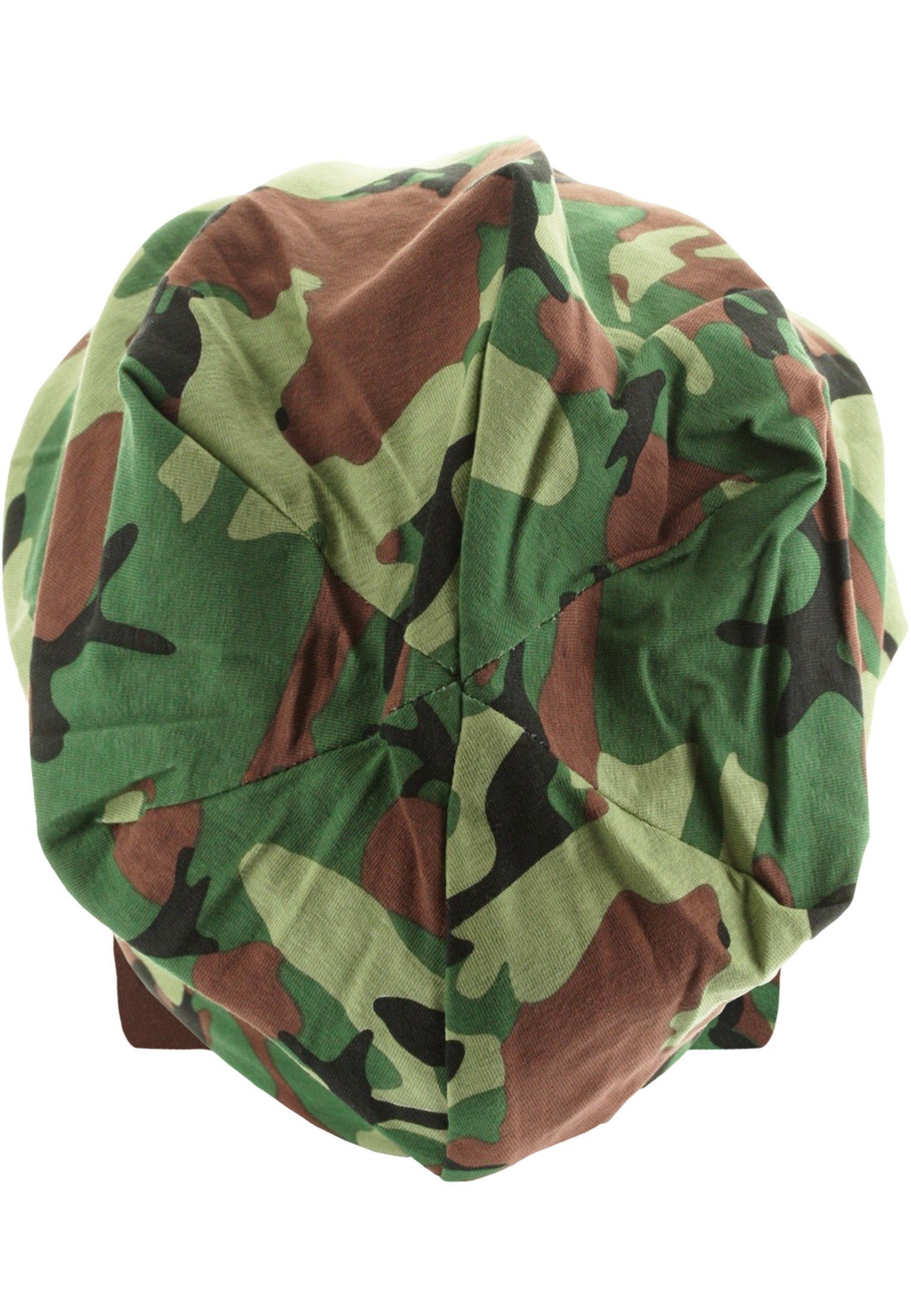 MSTRDS Beanie Accessoires greencamouflage/black Printed Beanie (1-St) Jersey