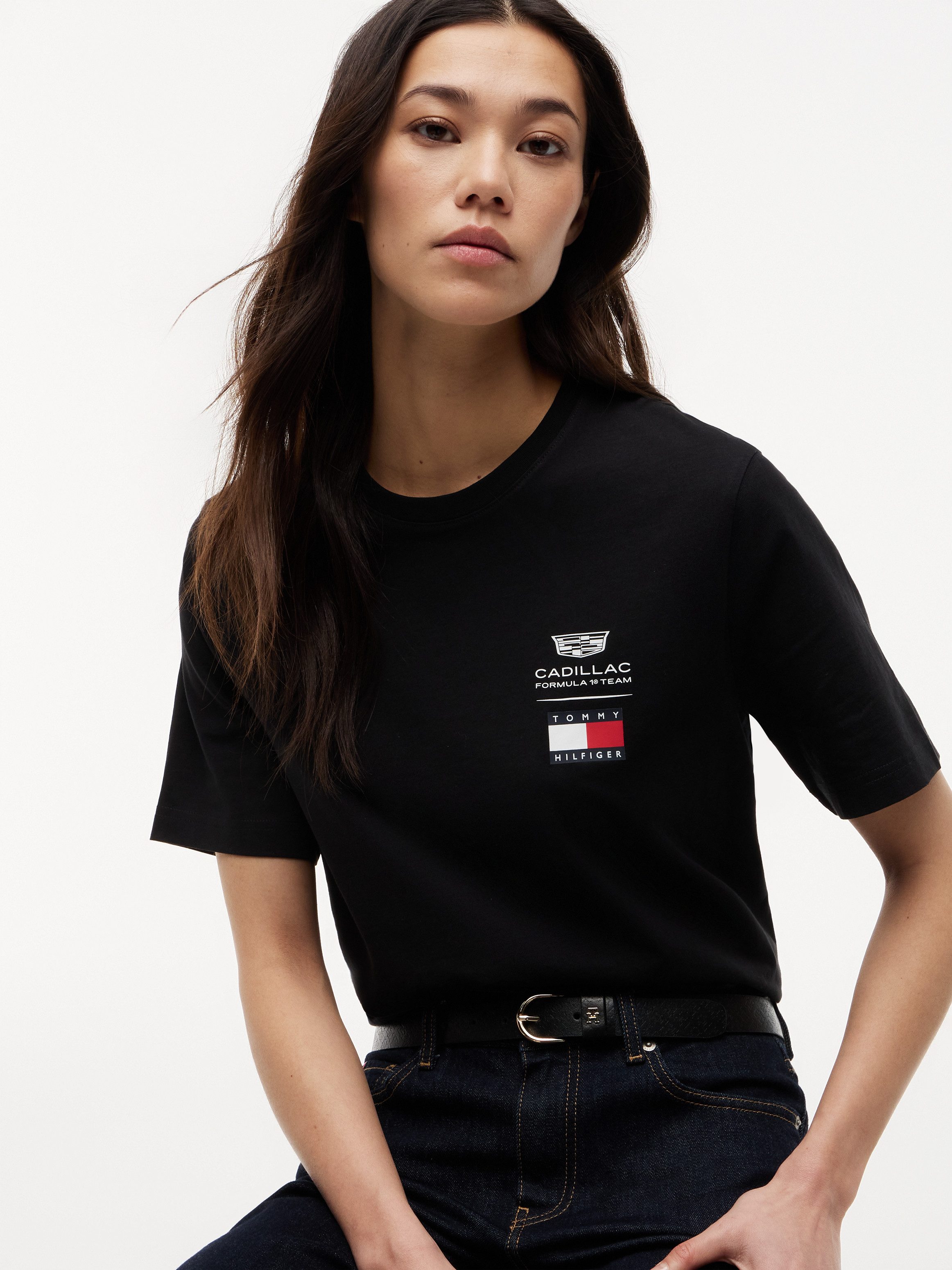 Tommy Hilfiger T-Shirt TH x Cadillac FOrmula 1 Team LOGO Unisex Special Collection Formula1